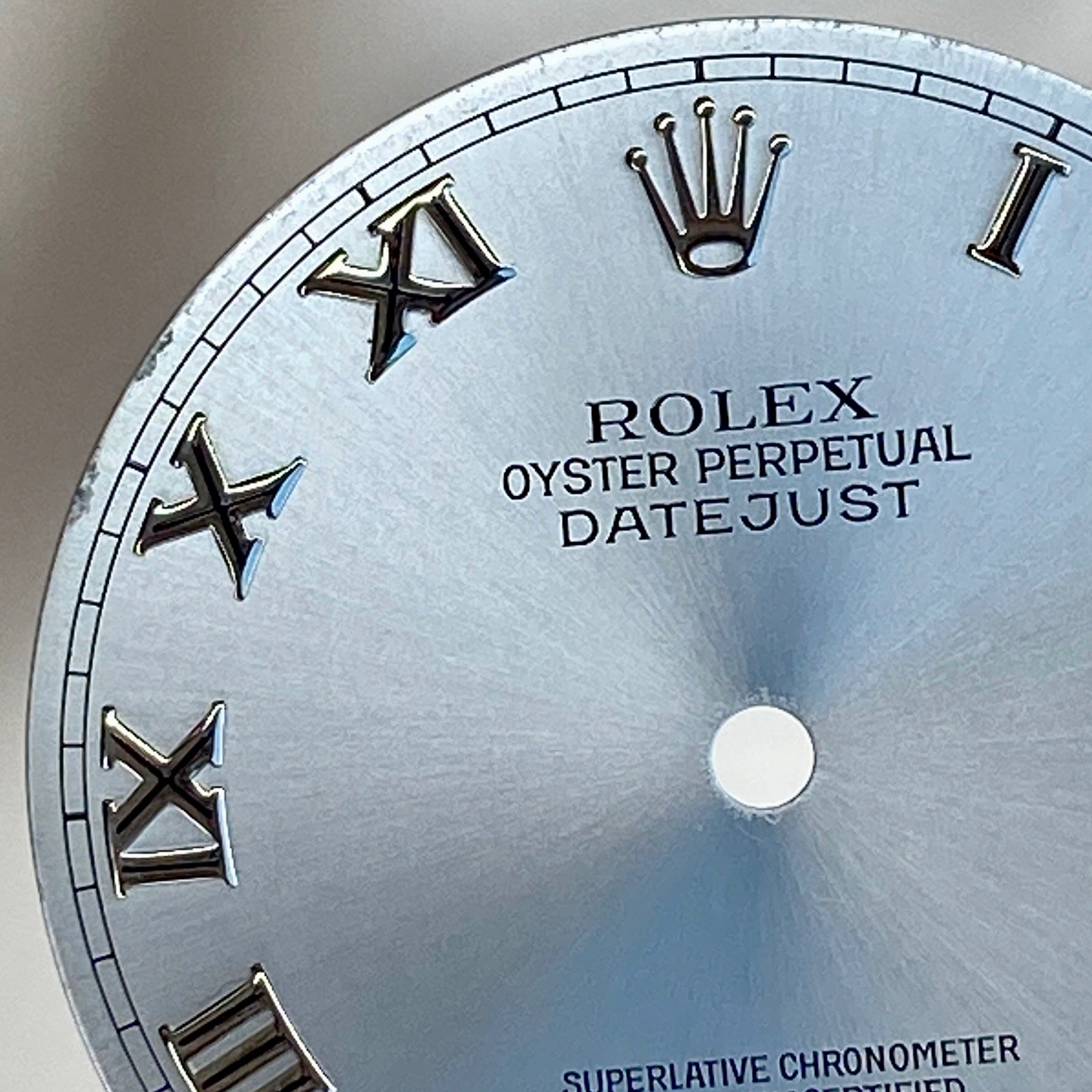 Rolex Datejust Silver Roman Numeral Dial - luxuriantconcierge