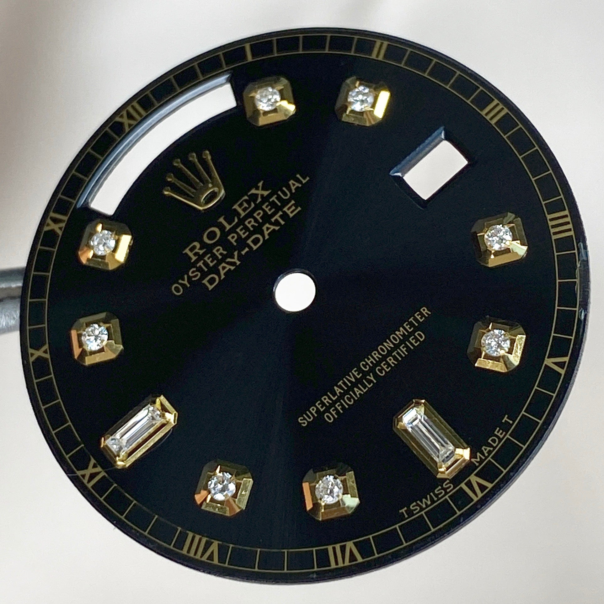 Rolex Day-Date Black Diamond Dial - luxuriantconcierge