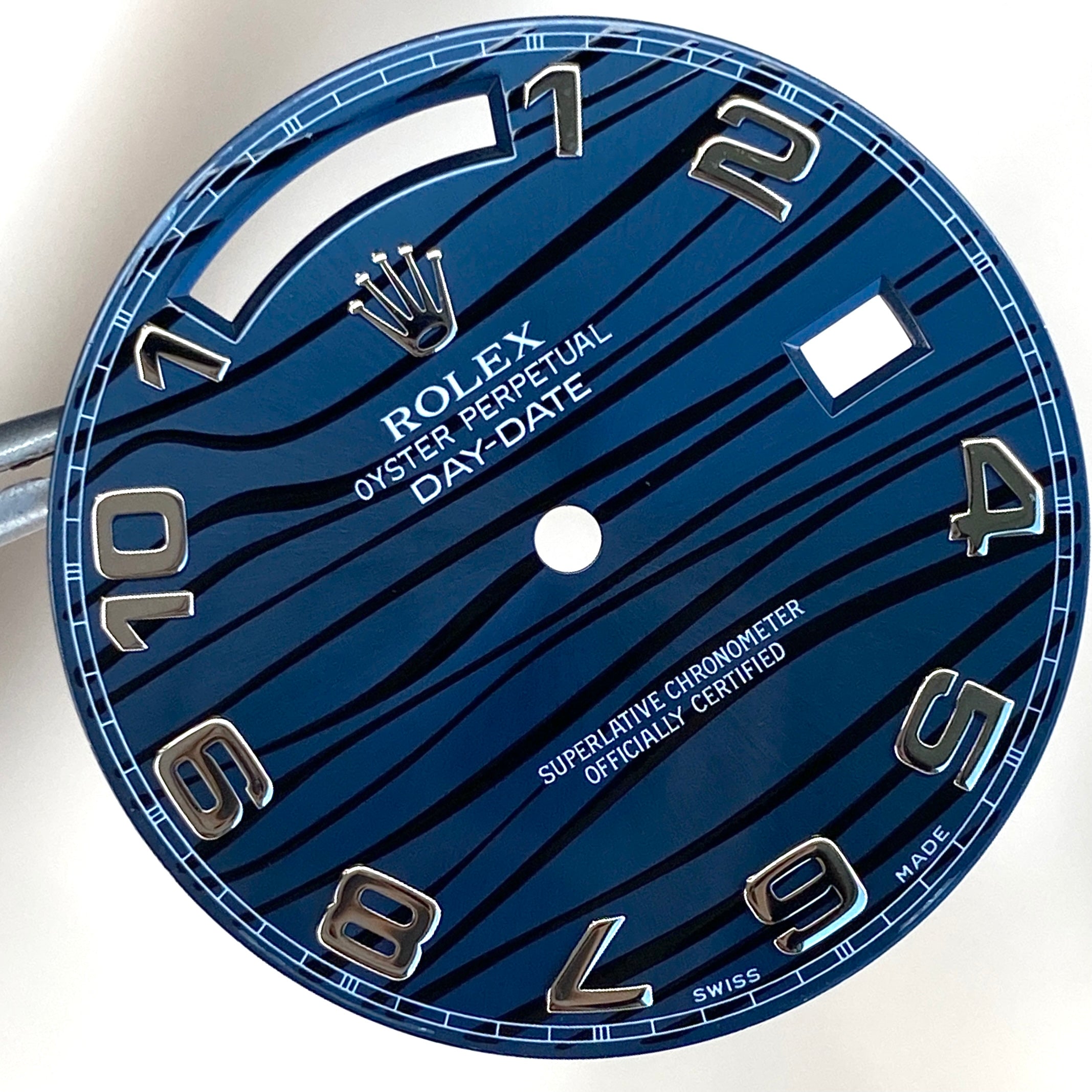 Rolex Day-Date Blue Wave Arabic Dial - luxuriantconcierge
