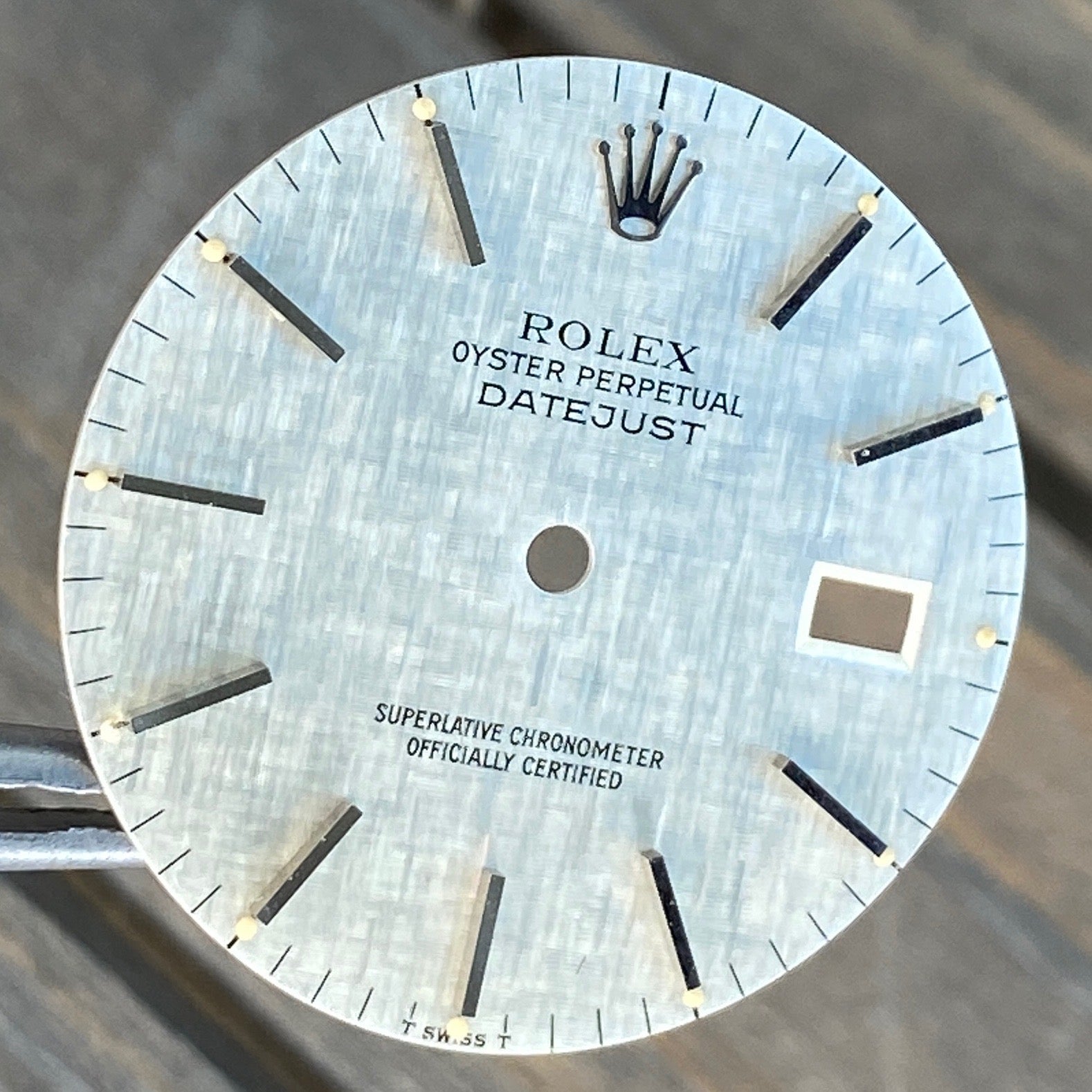 Rolex Datejust Silver Linen Index Dial - luxuriantconcierge