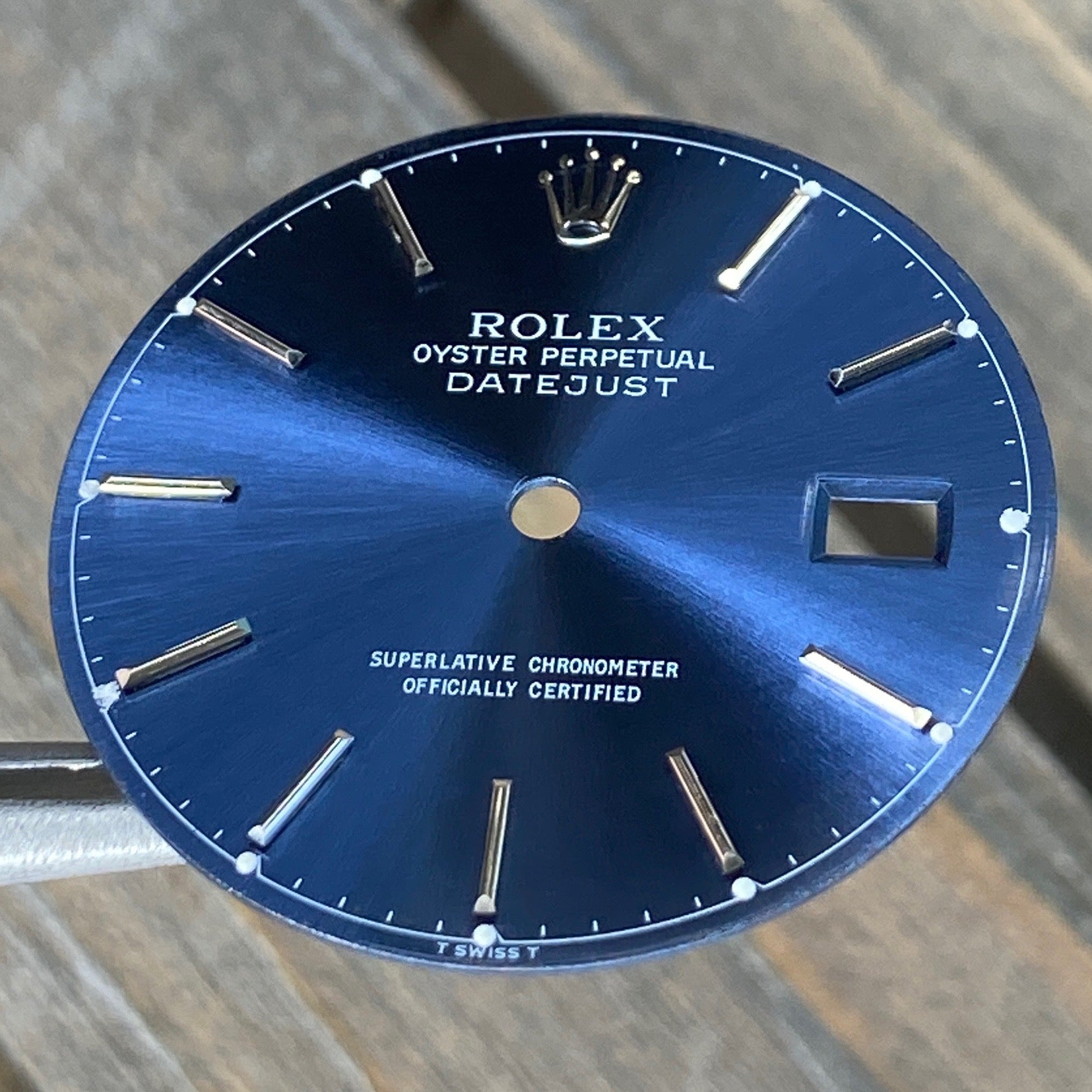 Rolex Rare Datejust Blue Index Dial - luxuriantconcierge