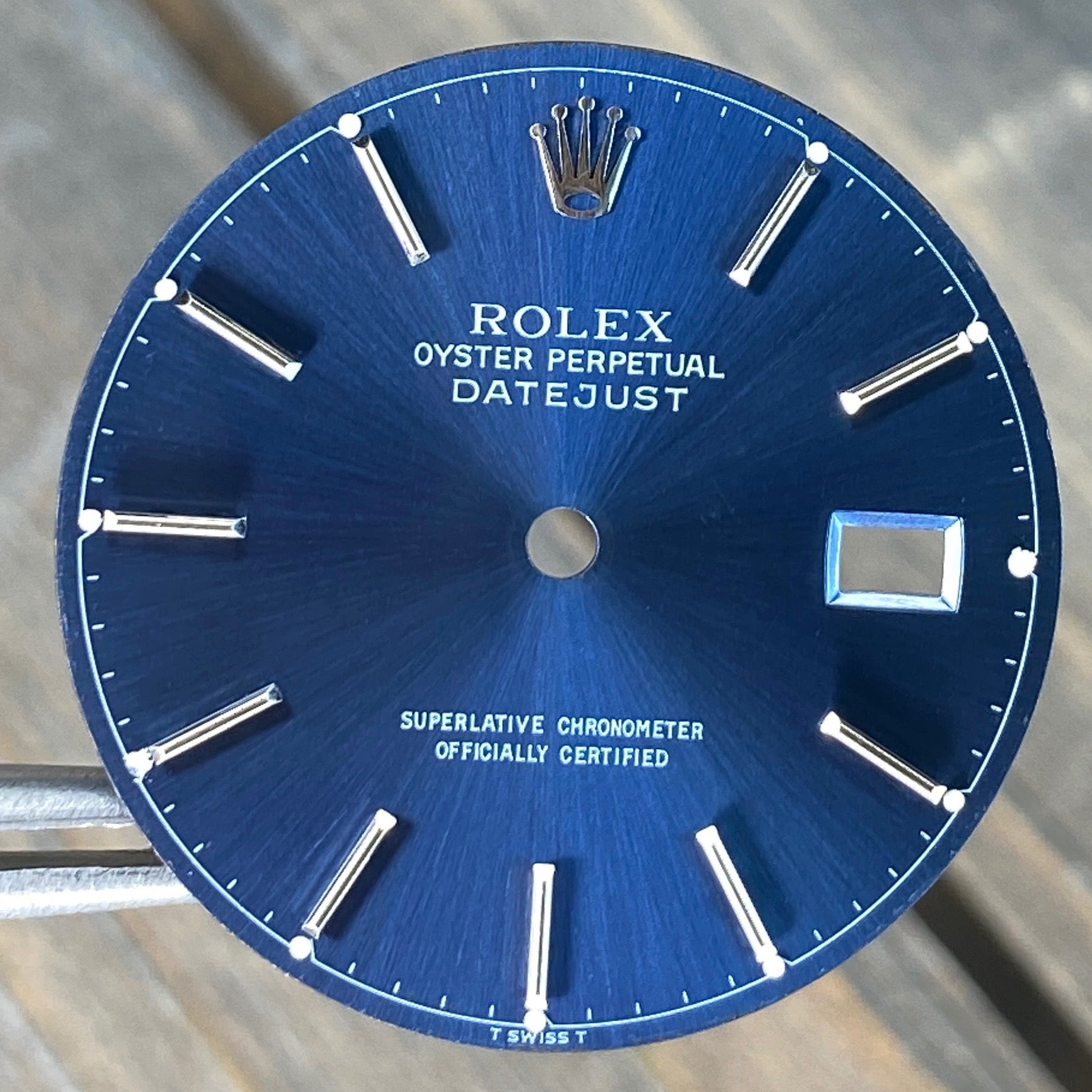 Rolex Rare Datejust Blue Index Dial - luxuriantconcierge
