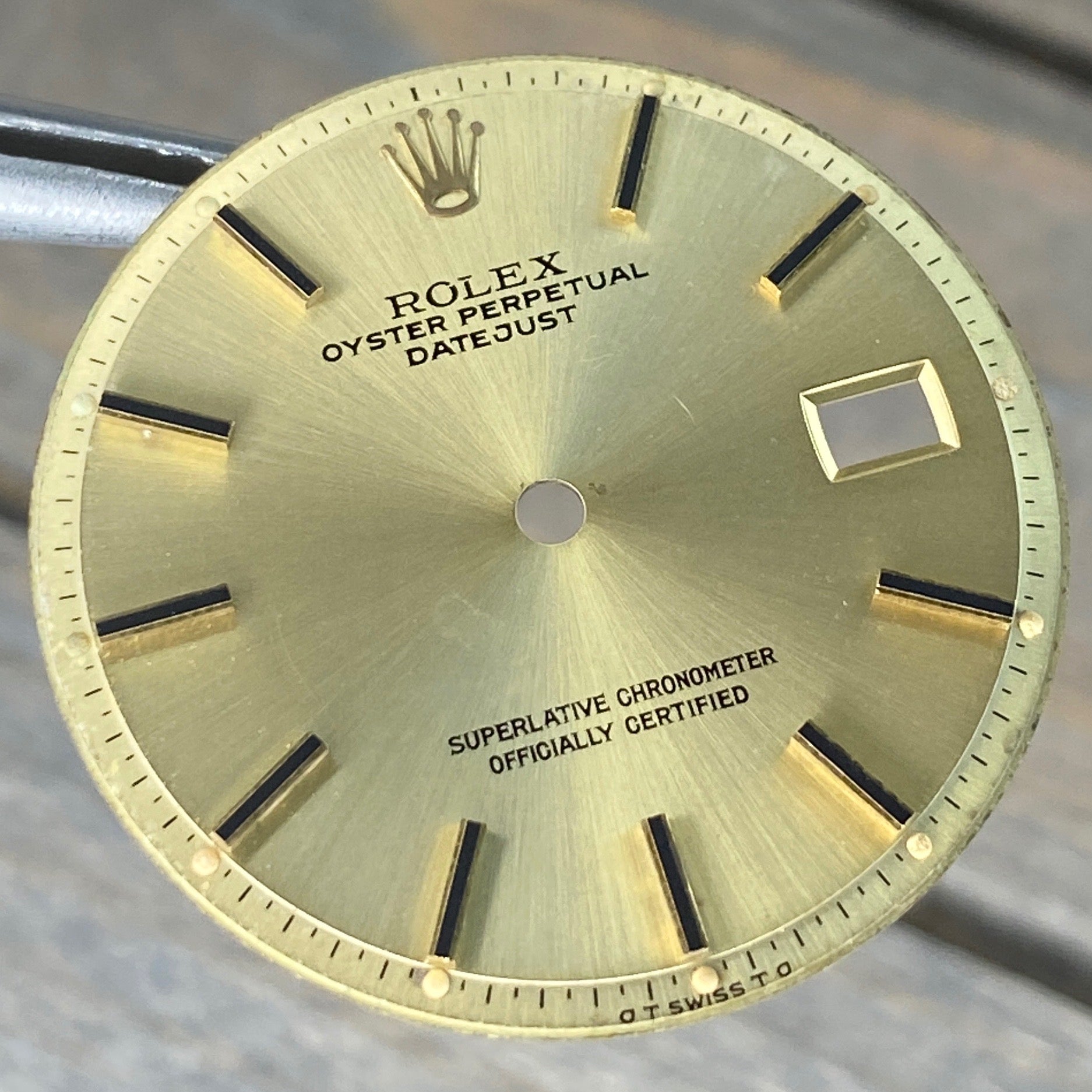 Rolex Datejust Champagne Index Pie-Pan Sigma Dial - luxuriantconcierge