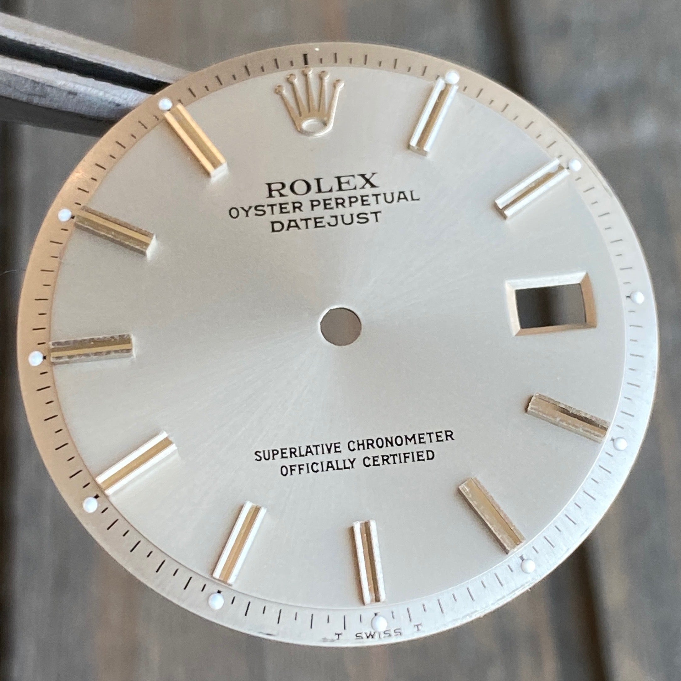 Rolex Datejust Grey Index Pie-Pan Dial - luxuriantconcierge