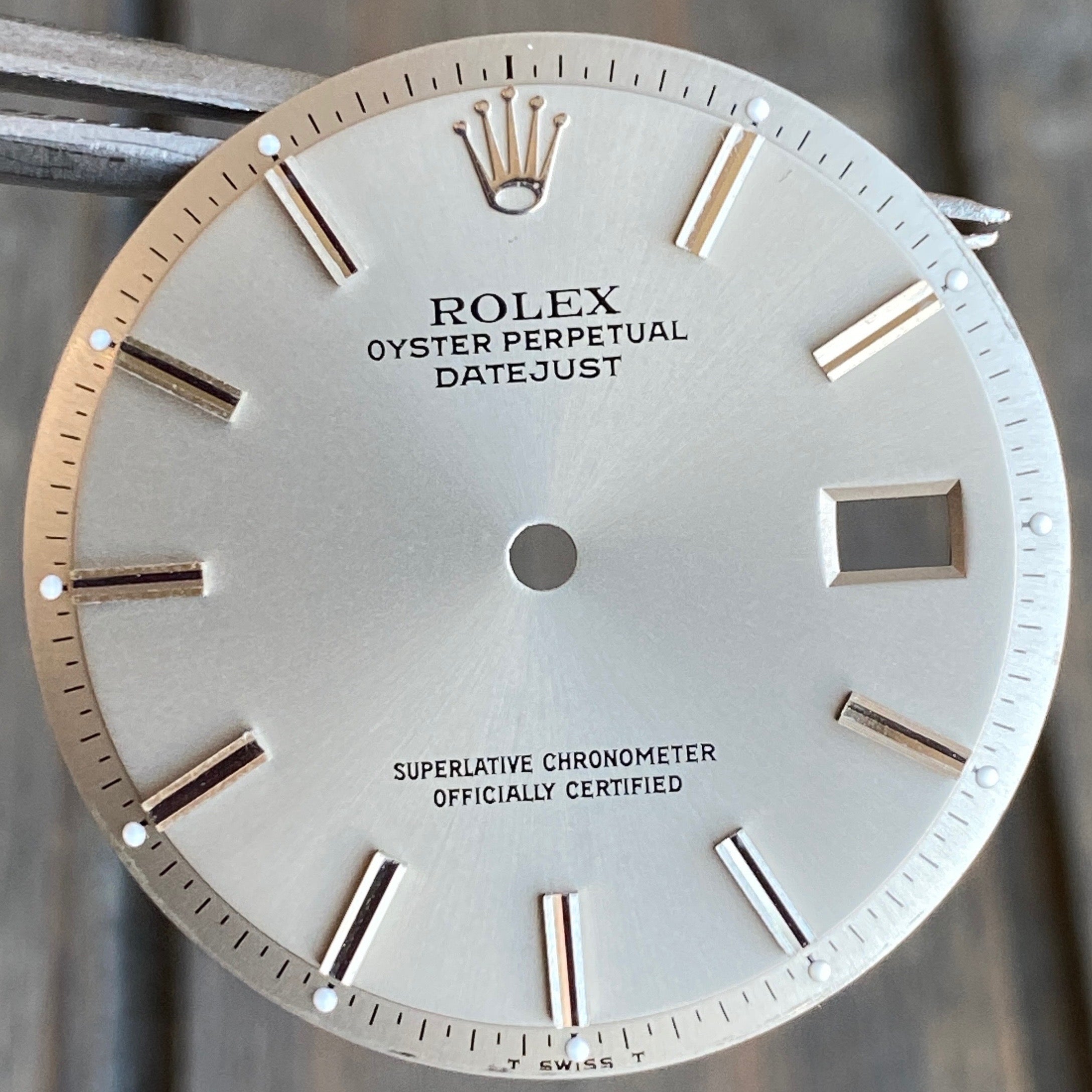Rolex Datejust Grey Index Pie-Pan Dial - luxuriantconcierge