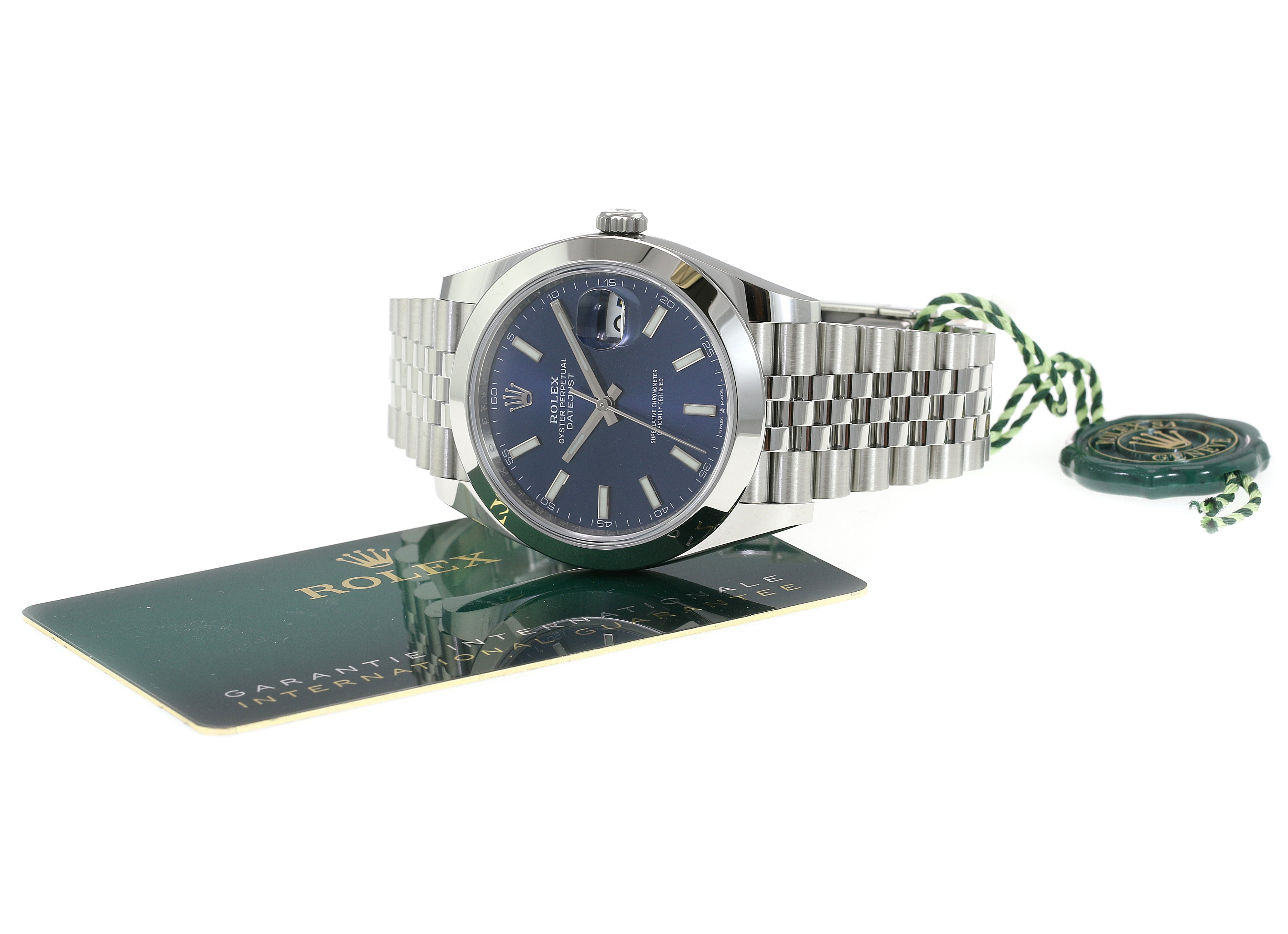 Rolex Datejust II Blue Dial Oyster Band 126300 - luxuriantconcierge