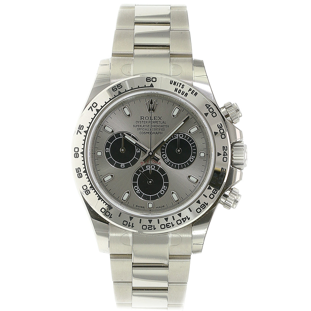 Rolex Daytona Grey Index Dial Oyster 116509 - luxuriantconcierge