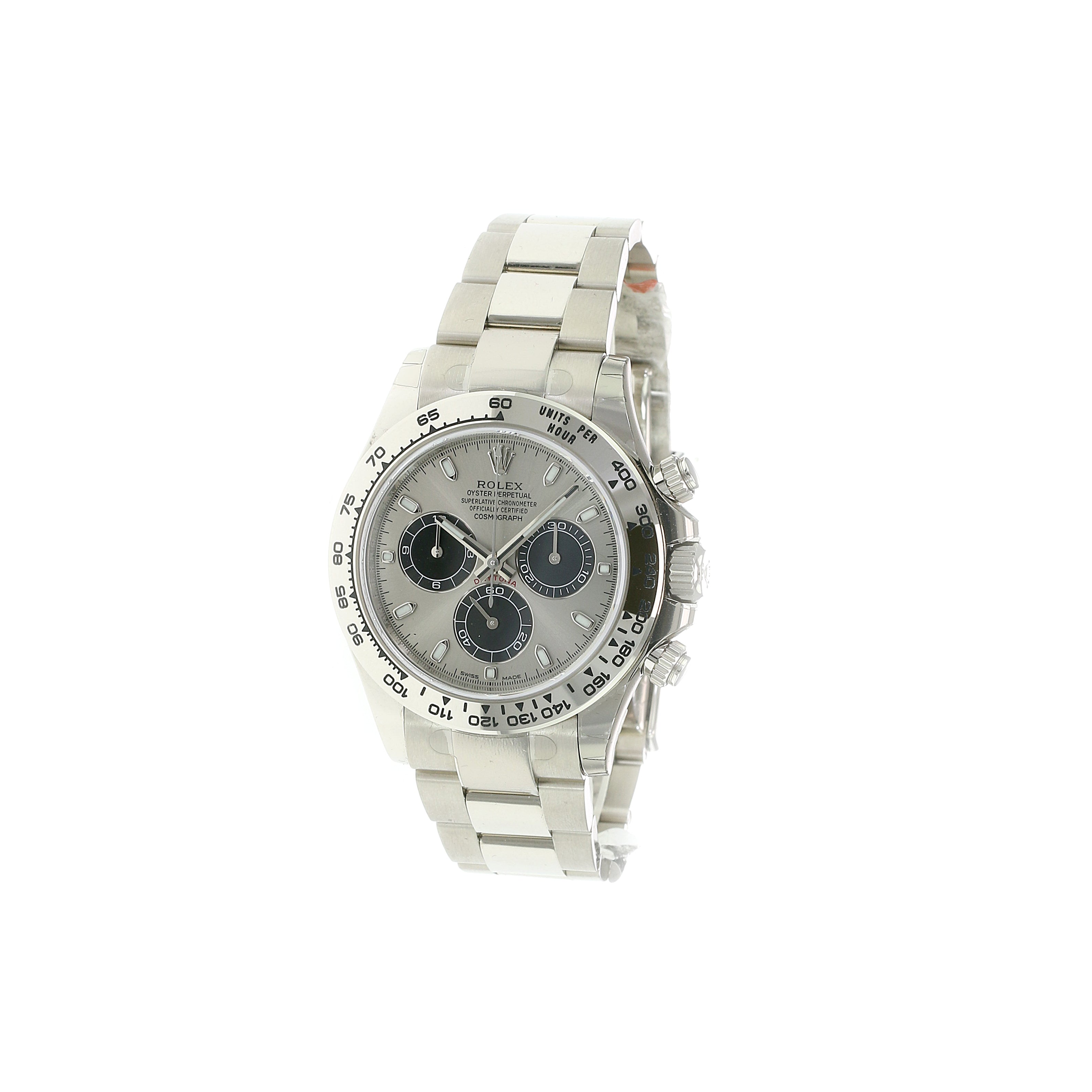 Rolex Daytona Grey Index Dial Oyster 116509 - luxuriantconcierge