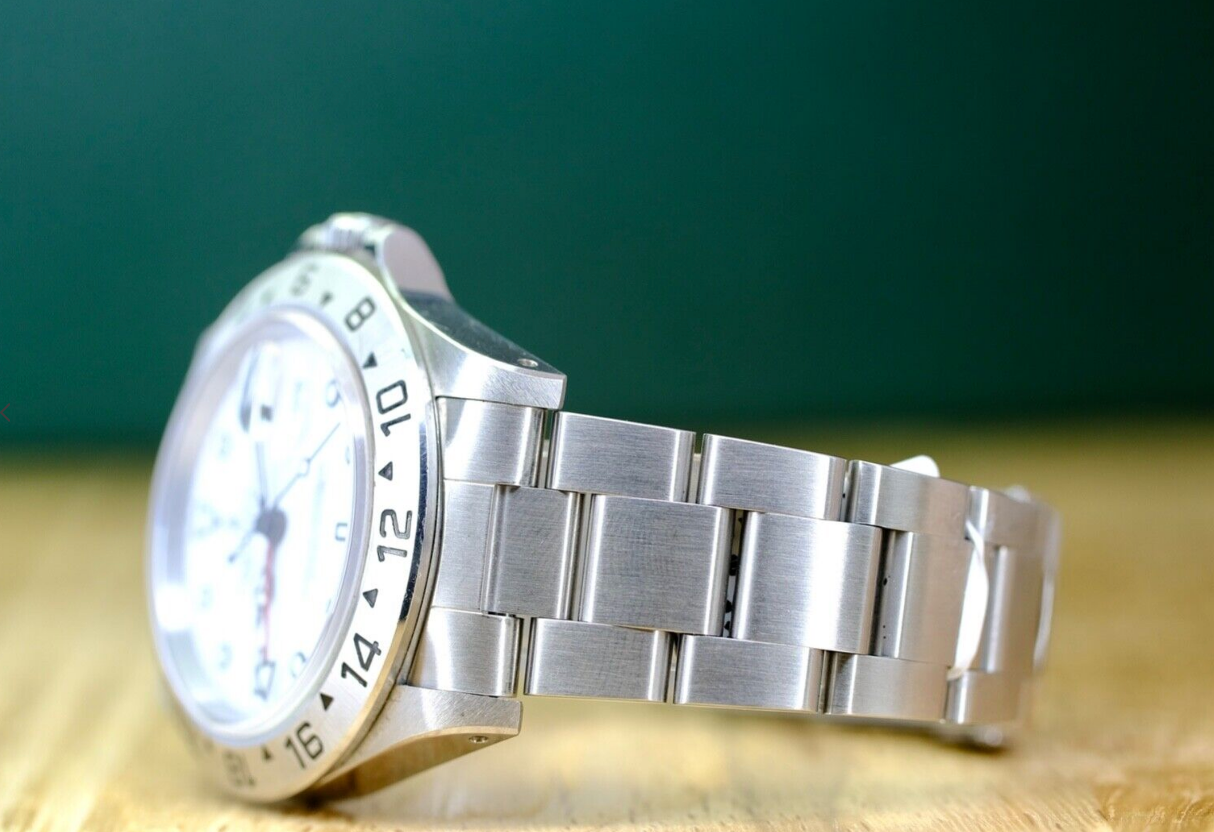 Rolex Explorer II Steel White Dial Oyster 24-Hr Rotating Bezel 16570 40MM Watch - luxuriantconcierge