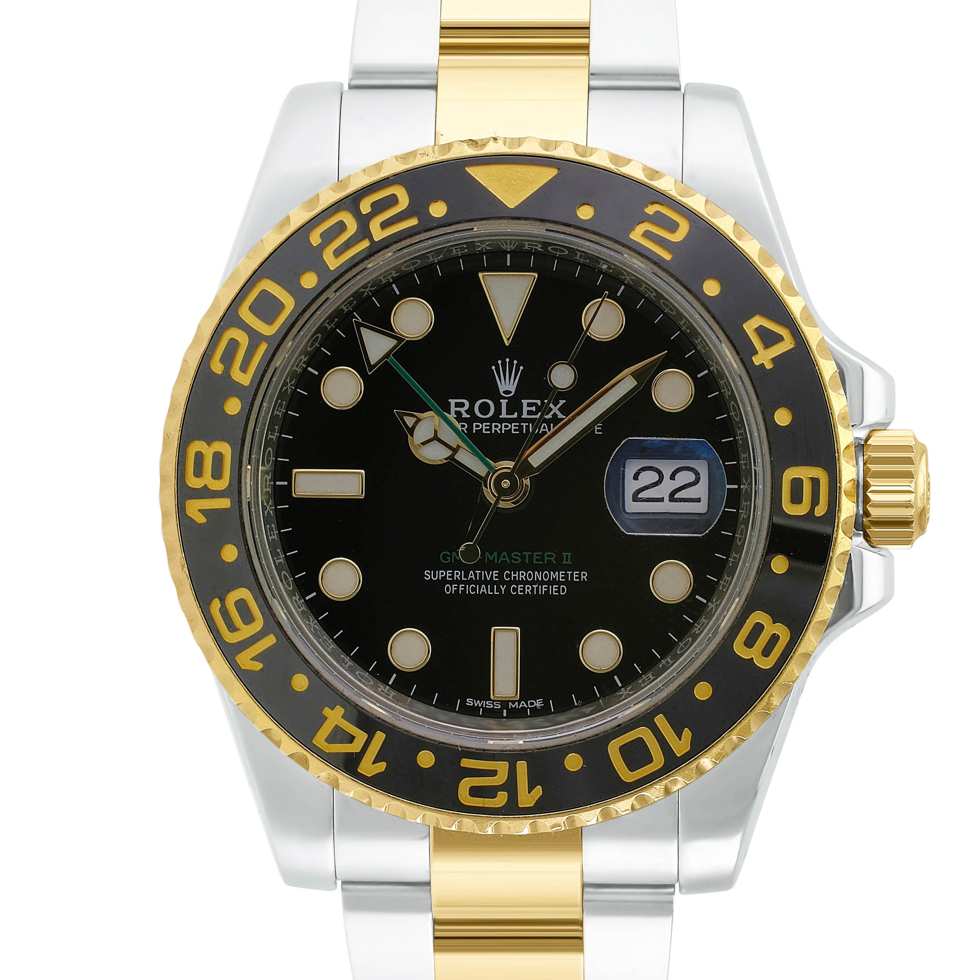 Rolex GMT-Master II Black Dial Oyster Band 116713 - luxuriantconcierge