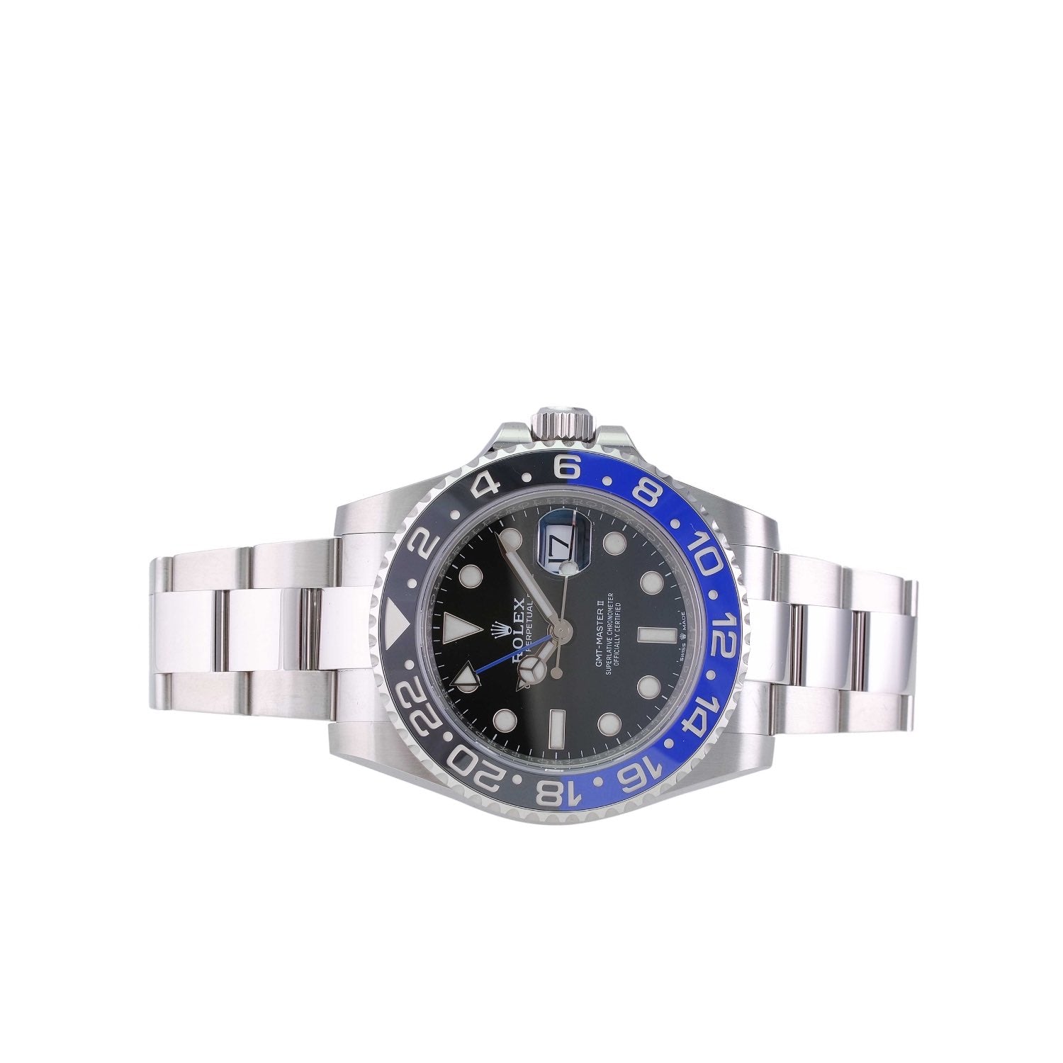 Rolex GMT-Master II "Batman" Oyster Band 126710 - luxuriantconcierge