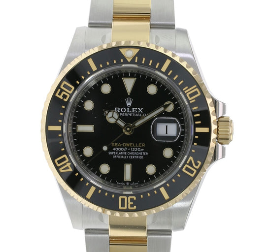 Rolex Sea-Dweller Black Dial Oyster Band 126603 - luxuriantconcierge