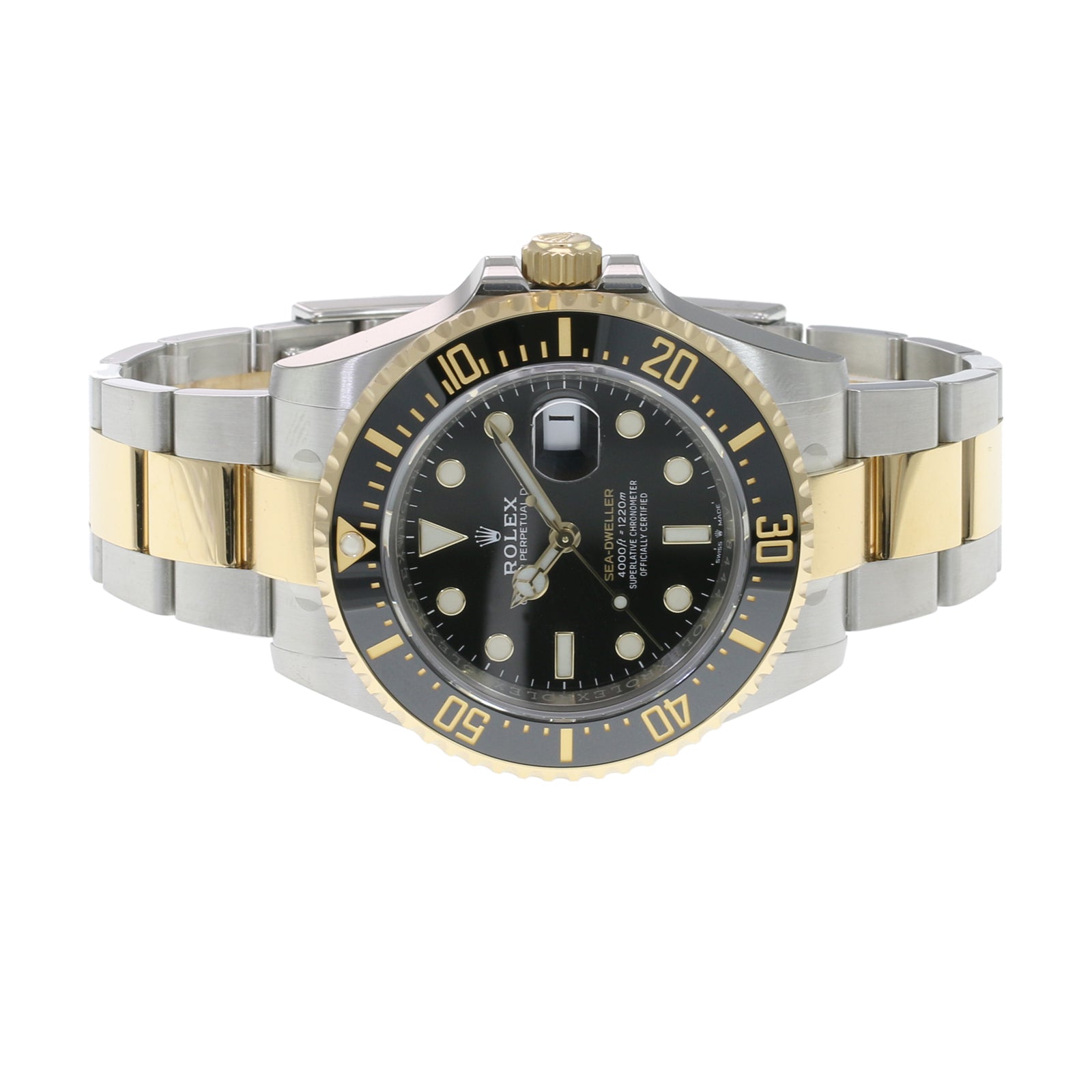 Rolex Sea-Dweller Black Dial Oyster Band 126603 - luxuriantconcierge