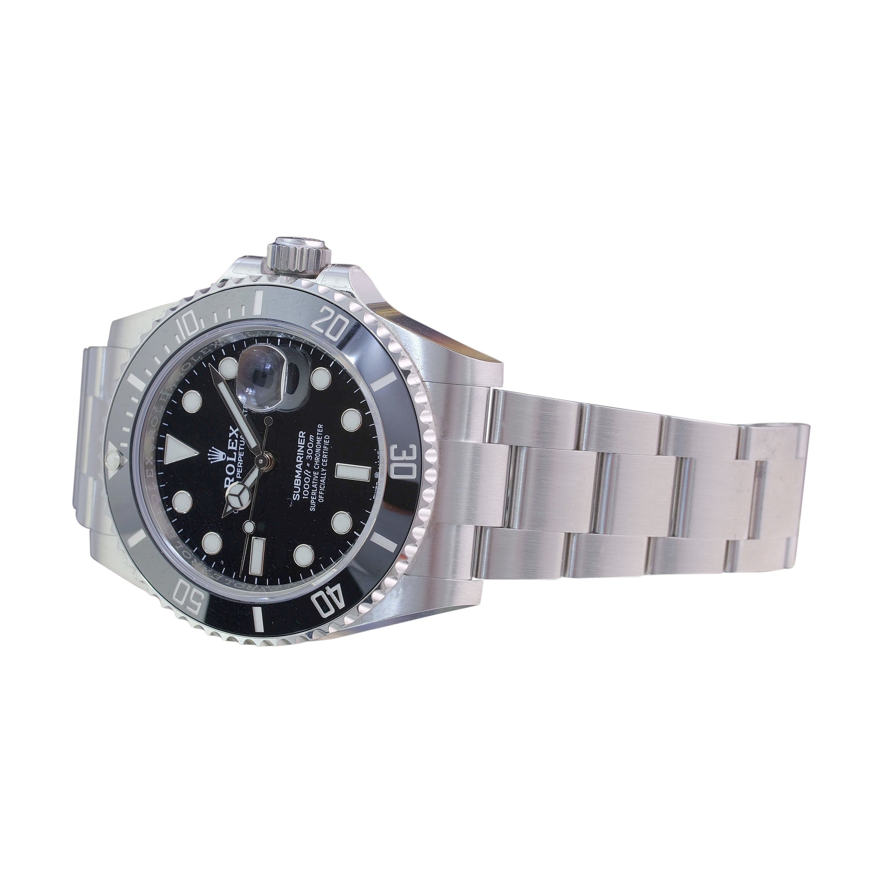 Rolex Submariner Black Dial  Oyster Band 126610 - luxuriantconcierge