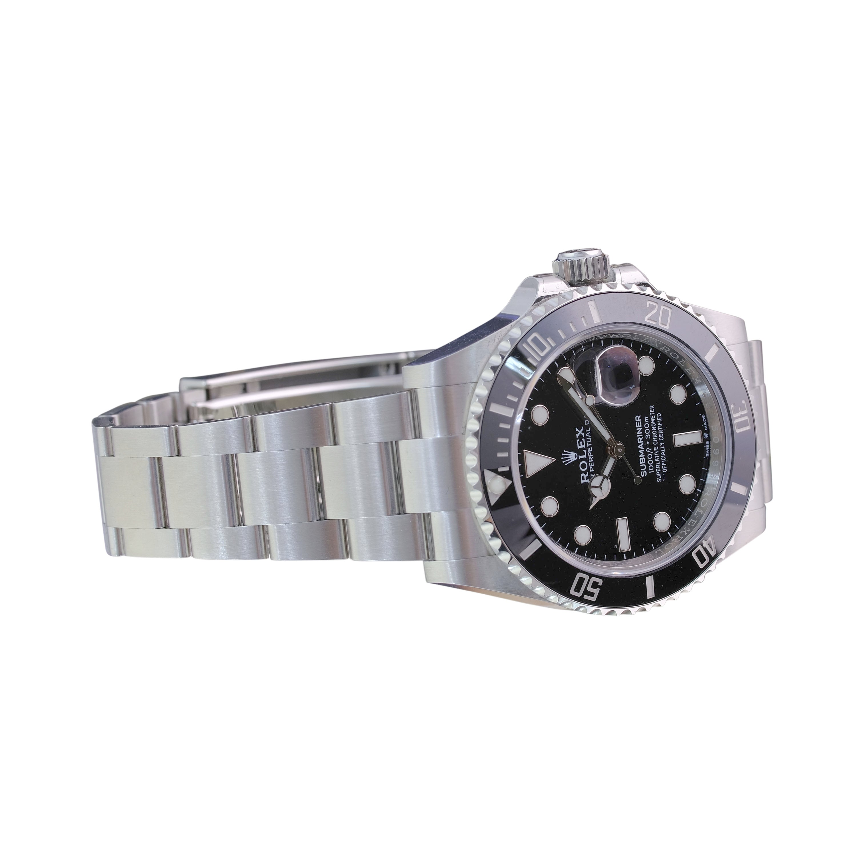 Rolex Submariner Black Dial  Oyster Band 126610 - luxuriantconcierge