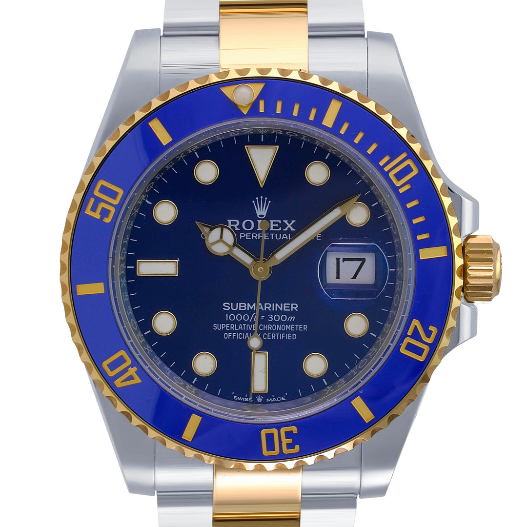 Rolex Submariner Blue Dial Oyster Band 126613 - luxuriantconcierge