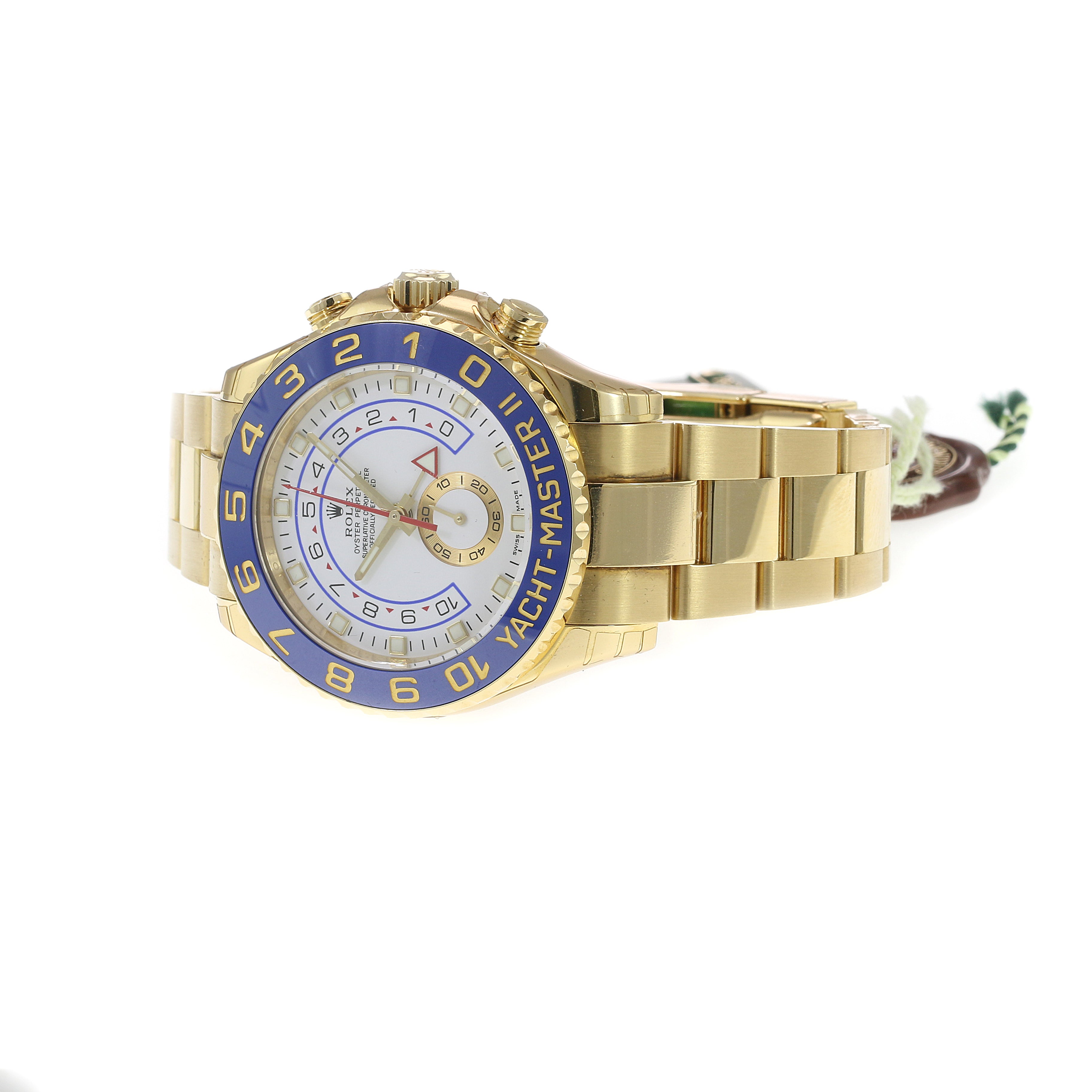 Rolex Yacht-Master II White Dial Oyster Band 116688 - luxuriantconcierge