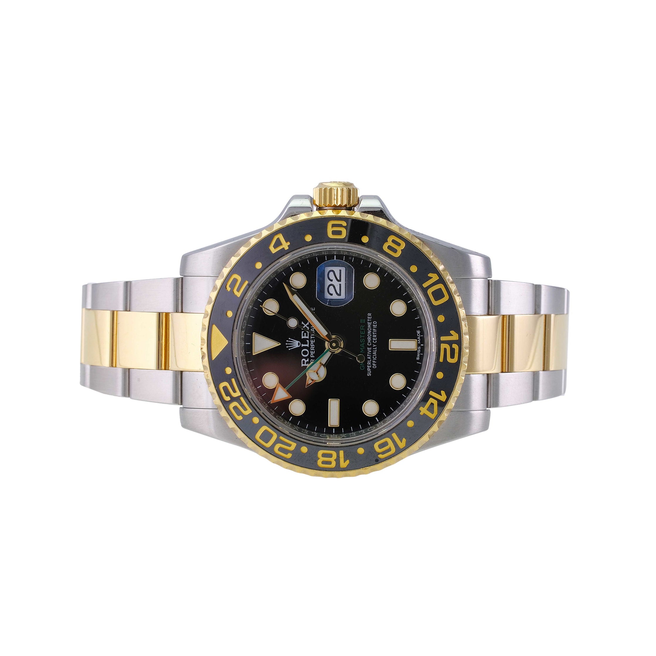 Rolex GMT-Master II Black Dial Oyster Band 116713 - luxuriantconcierge