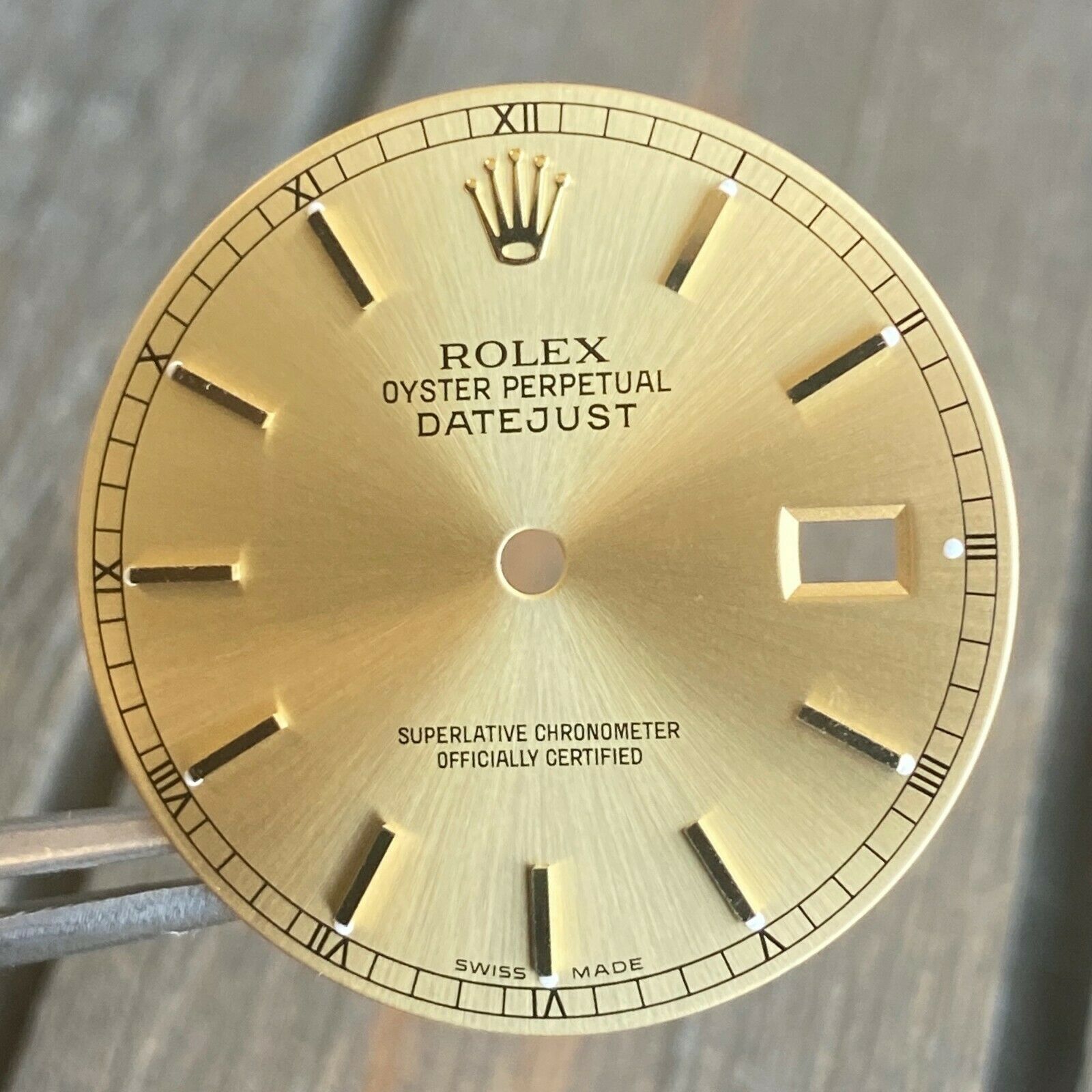 Vintage Original Rolex Champagne Index Dial 36mm 16013 16233 16203 100% Original - luxuriantconcierge