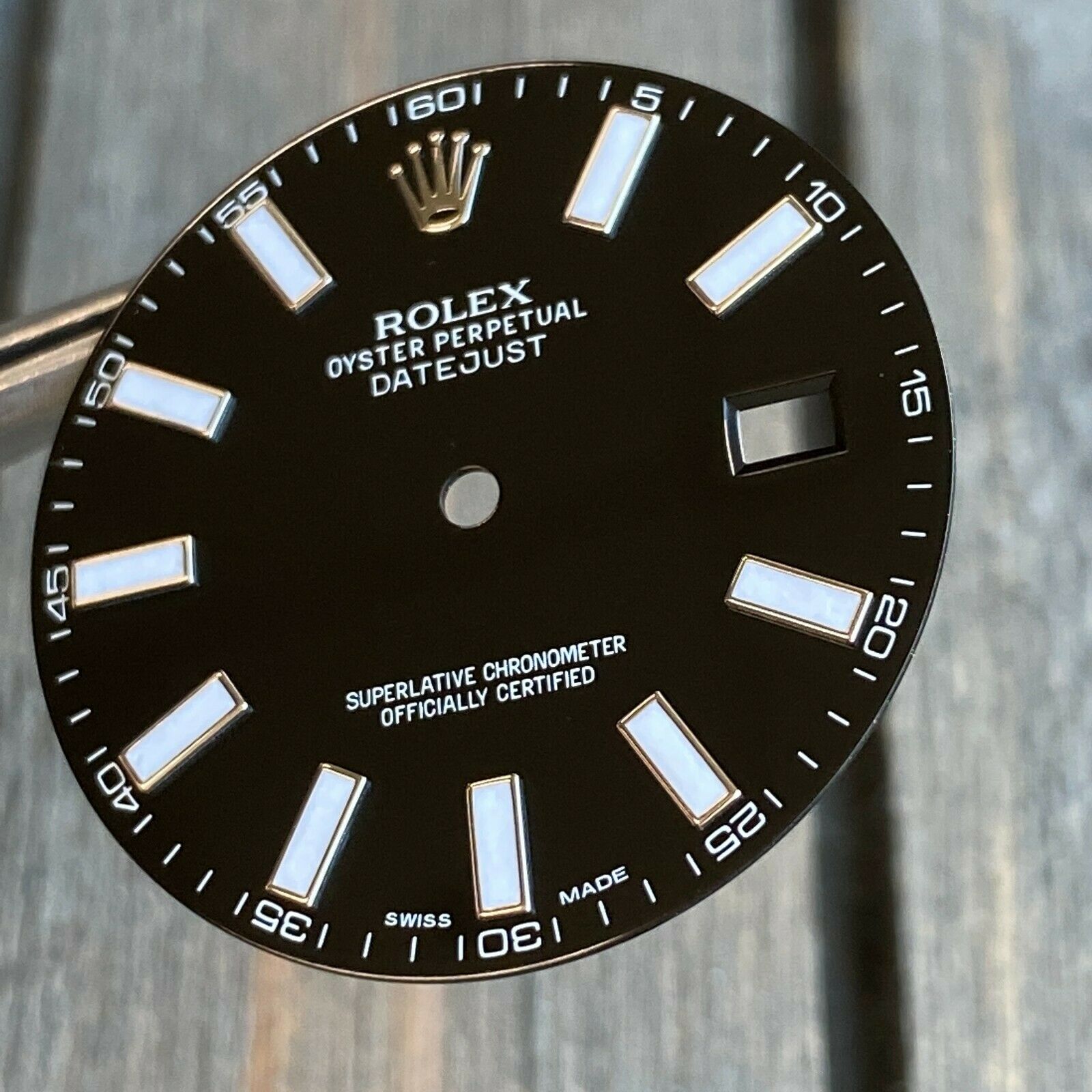 Rolex Datejust II Black Index Luminous Dial Stainless Steel Watch 116300 116334 - luxuriantconcierge