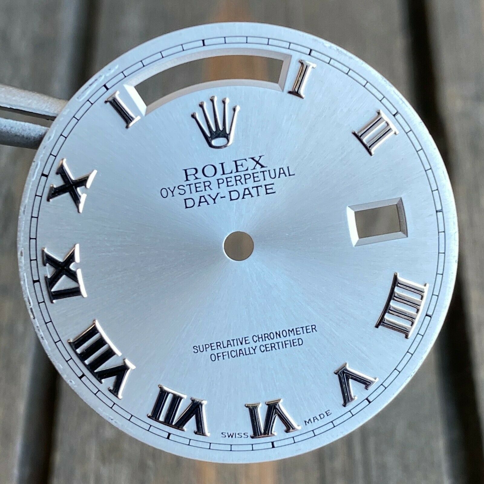 Rolex Day-Date 18K White Gold Roman Dial