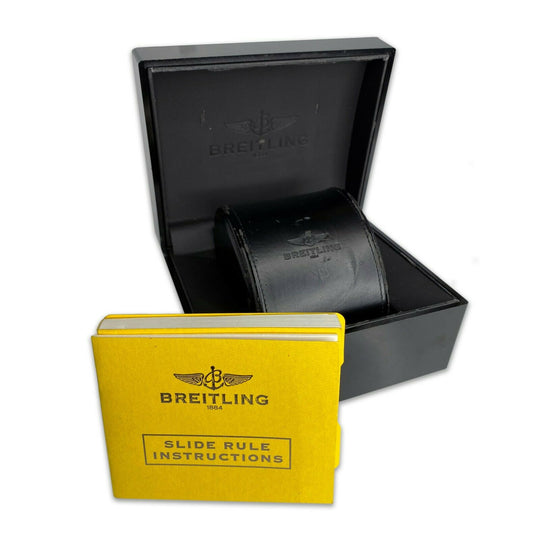 Breitling Black Watch Case with Booklet - luxuriantconcierge