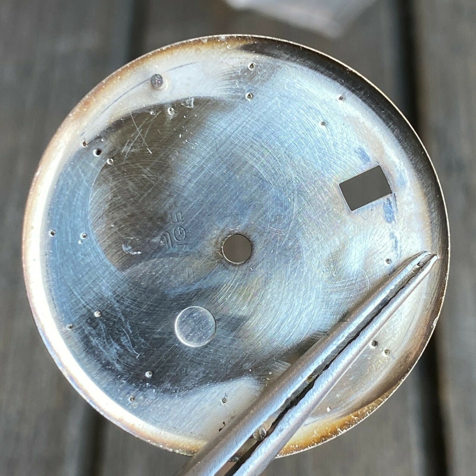 RARE Original Rolex Datejust Silver Index 'Fat Boy" Dial 36mm Pie Pan 1600 1601 - luxuriantconcierge