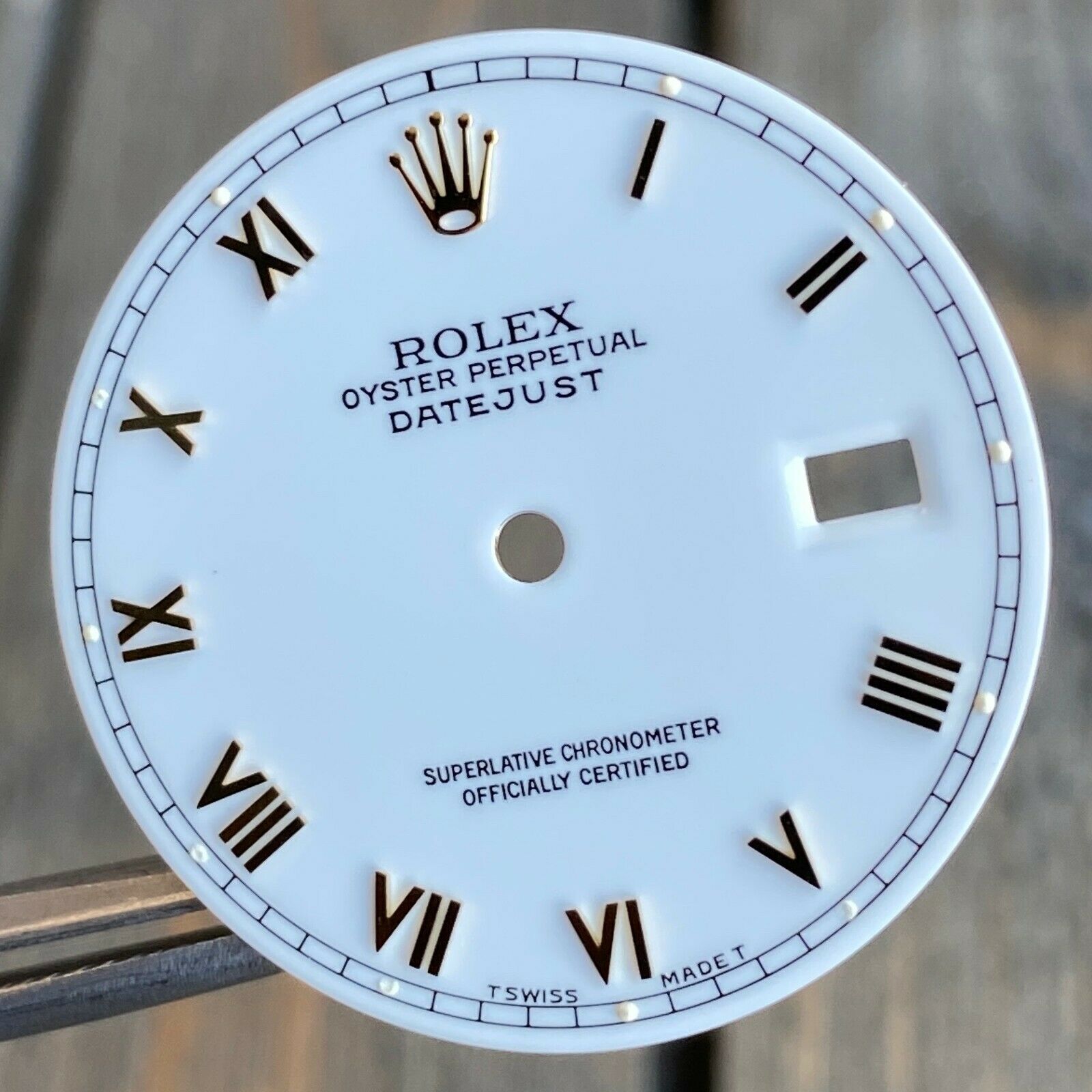 Original Rolex White Dial Roman Numeral Marker 36mm 16013 16233 16203 - luxuriantconcierge