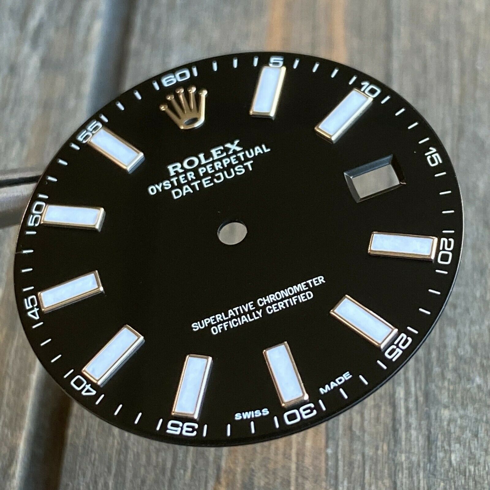 Rolex Datejust II Black Index Luminous Dial Stainless Steel Watch 116300 116334 - luxuriantconcierge
