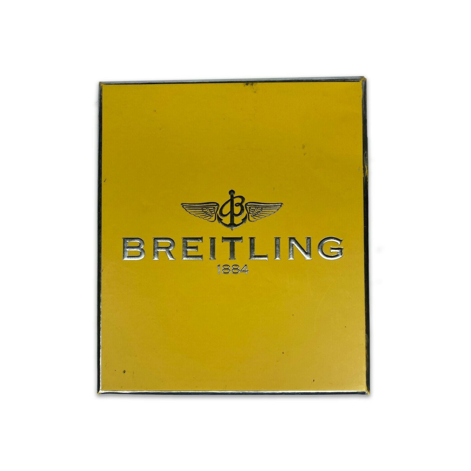 Breitling Watch Box with pillow and Outer Yellow Box - luxuriantconcierge