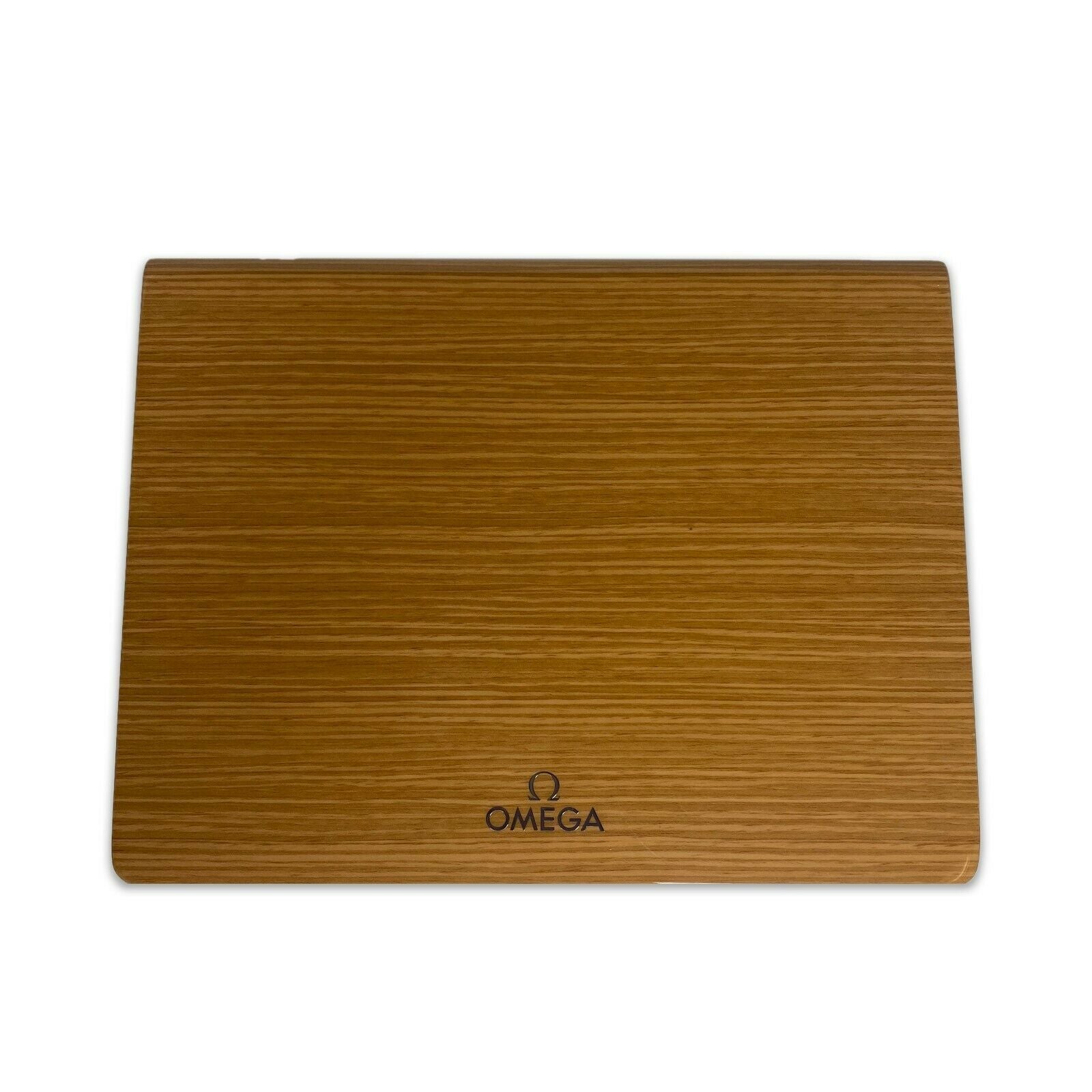 Vintage Omega Brown Wood Extra Large Watch Box with Outer Box - luxuriantconcierge
