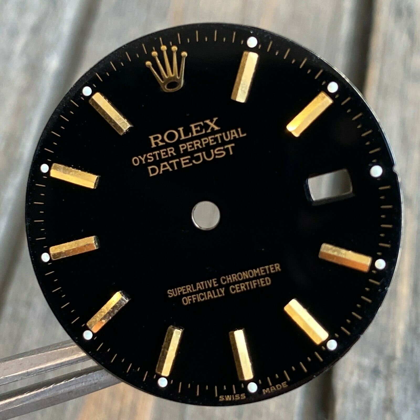 Vintage Original Rolex Black Index Dial 36mm 16013 16233 16203 - 100% Original - luxuriantconcierge