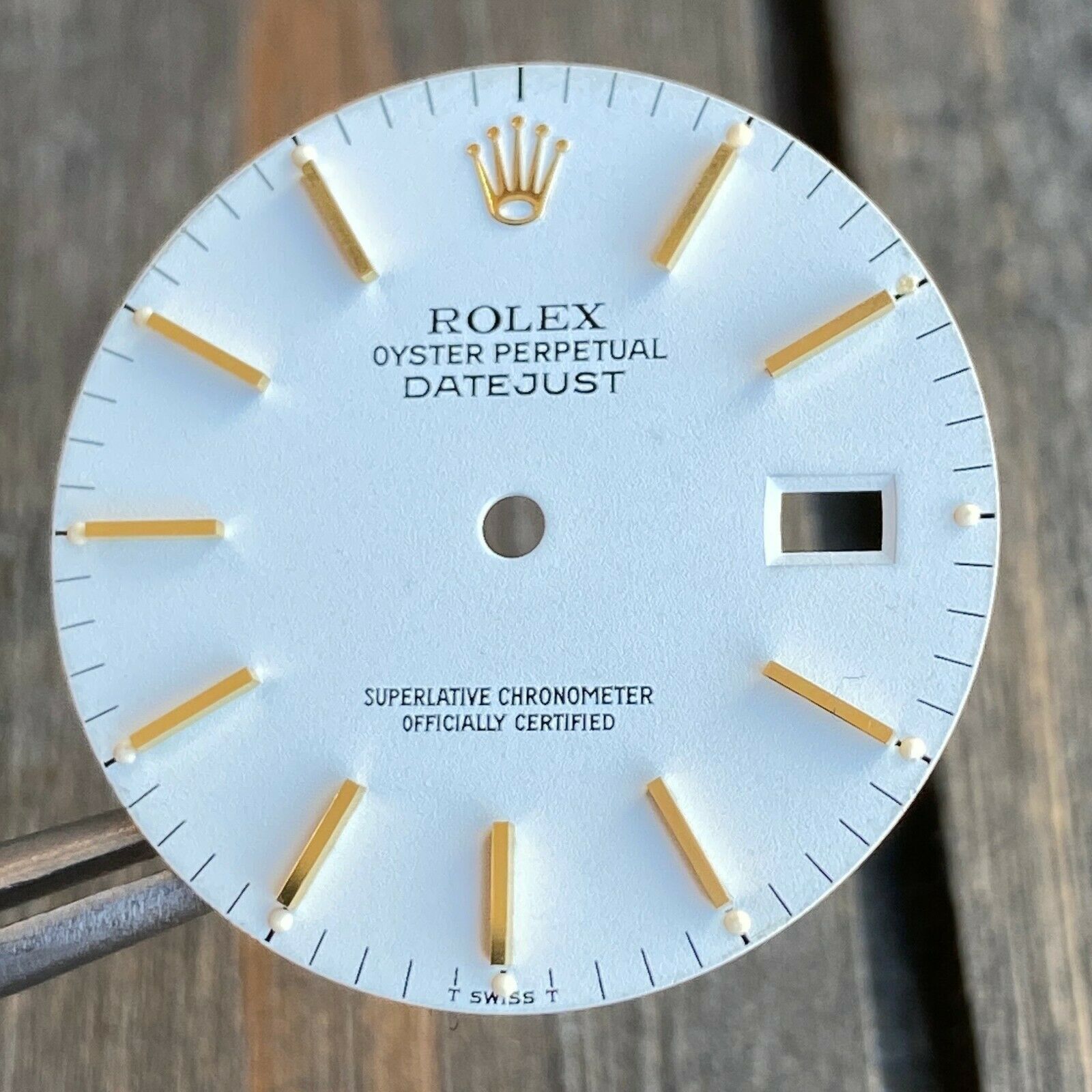 Original Rolex White Dial Index Marker 36mm 16013 16233 16203 - 100% Original - luxuriantconcierge