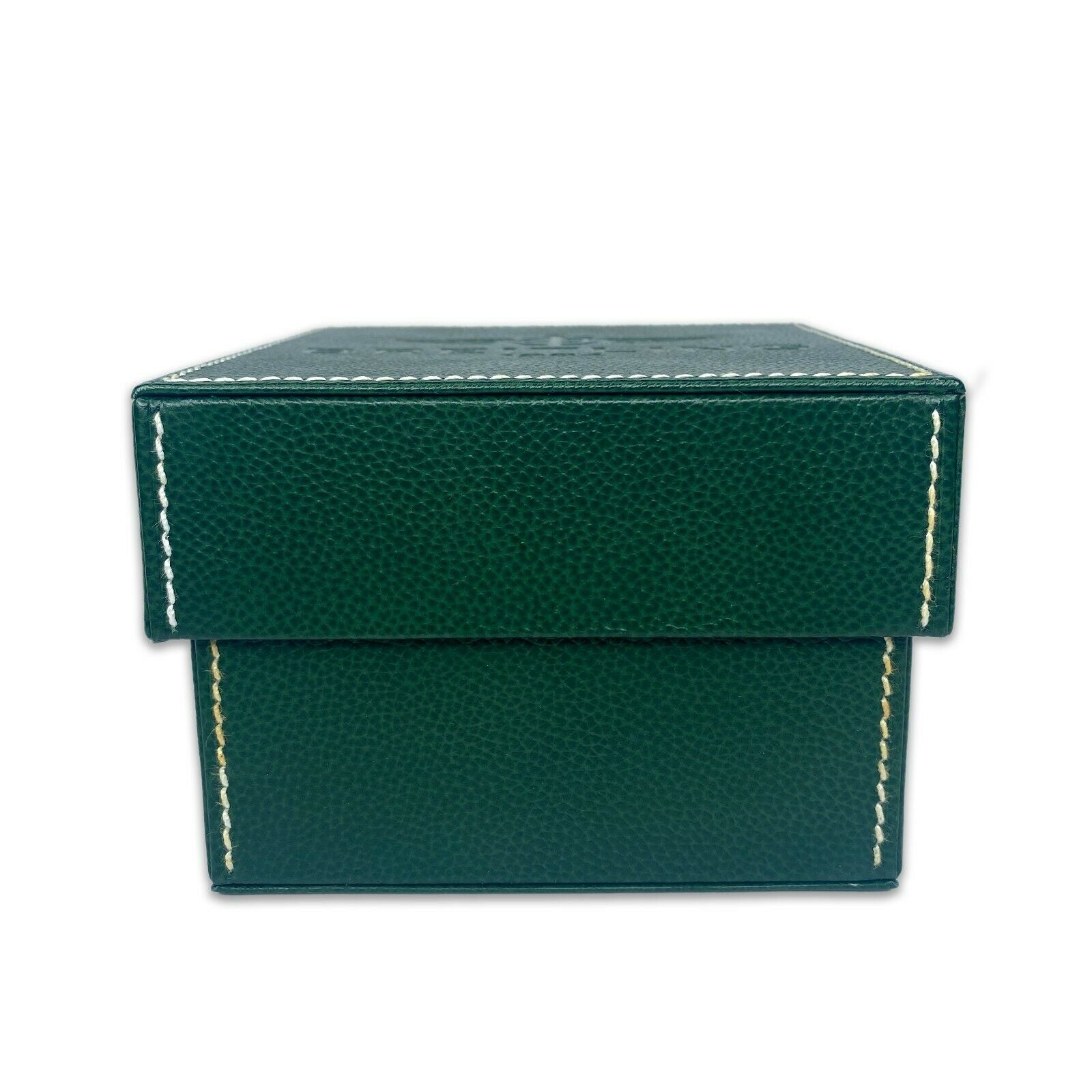 Breitling Green Leather Watch Box with Cushion & Outer Box - luxuriantconcierge