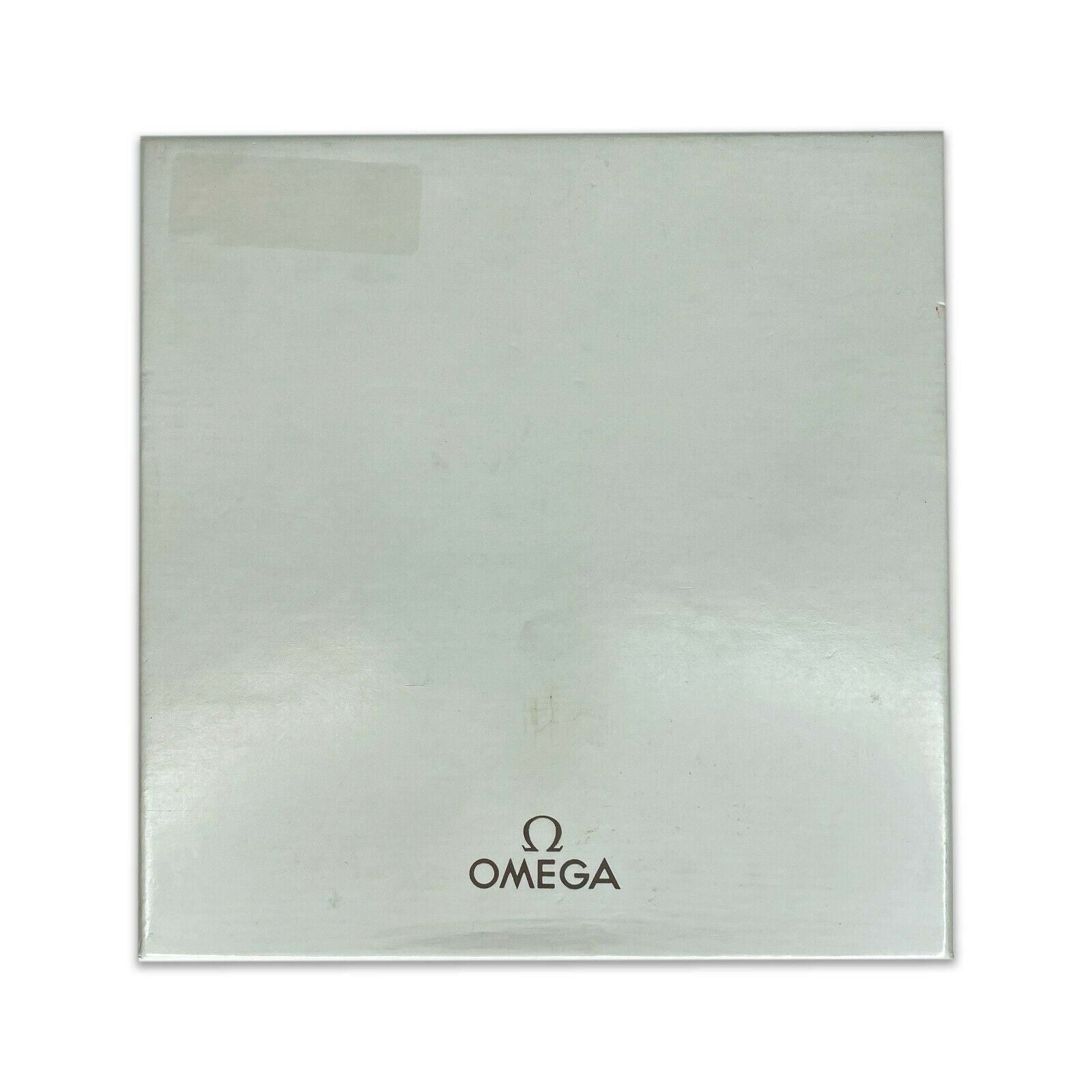 Vintage Omega Watch Box with Outer Box, certificate wallet, booklet - luxuriantconcierge