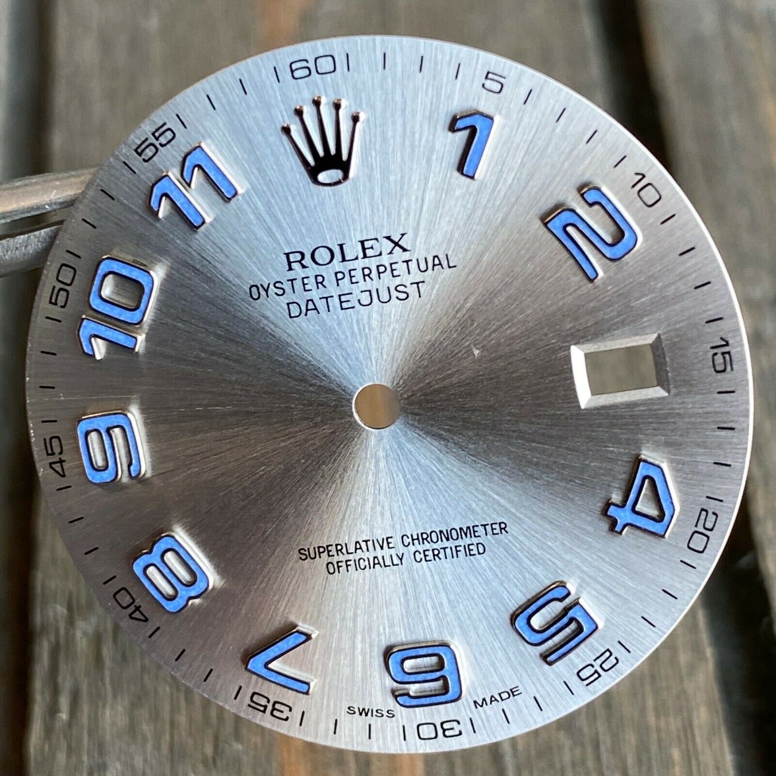 Rolex Datejust II Steel Silver Blue Arabic Luminous Dial 41mm 116300 116334 - luxuriantconcierge