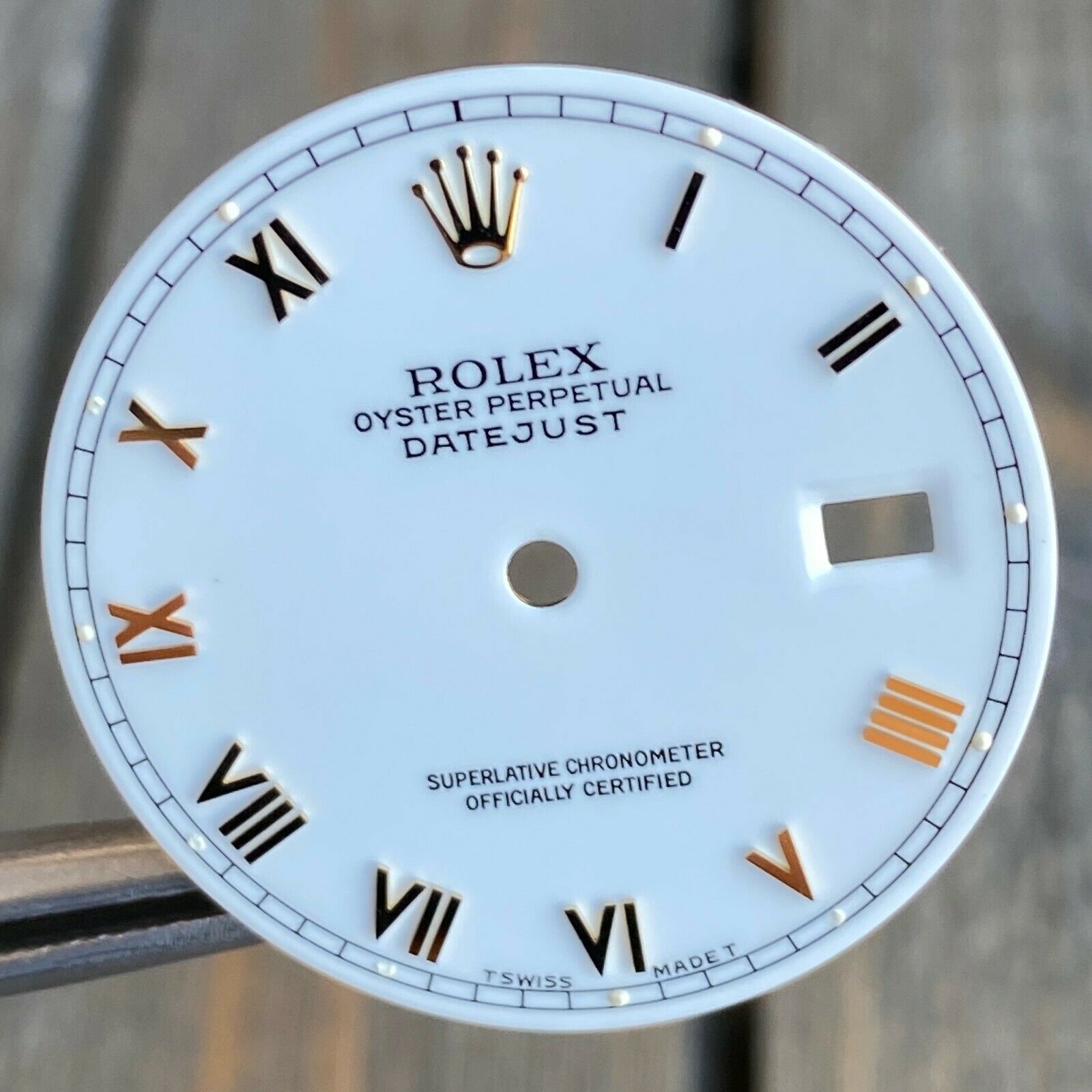 Original Rolex White Dial Roman Numeral Marker 36mm 16013 16233 16203 - luxuriantconcierge