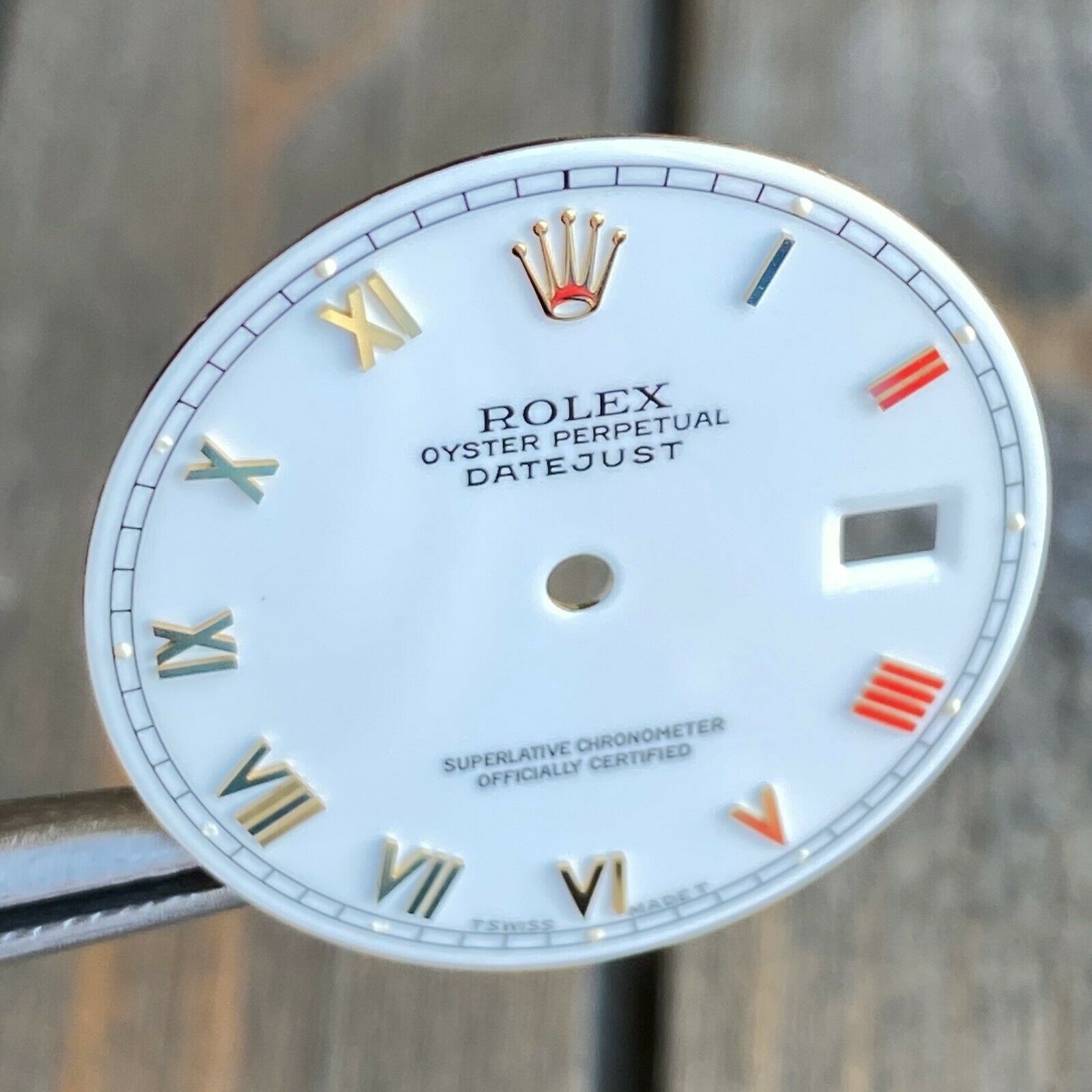 Original Rolex White Dial Roman Numeral Marker 36mm 16013 16233 16203 - luxuriantconcierge