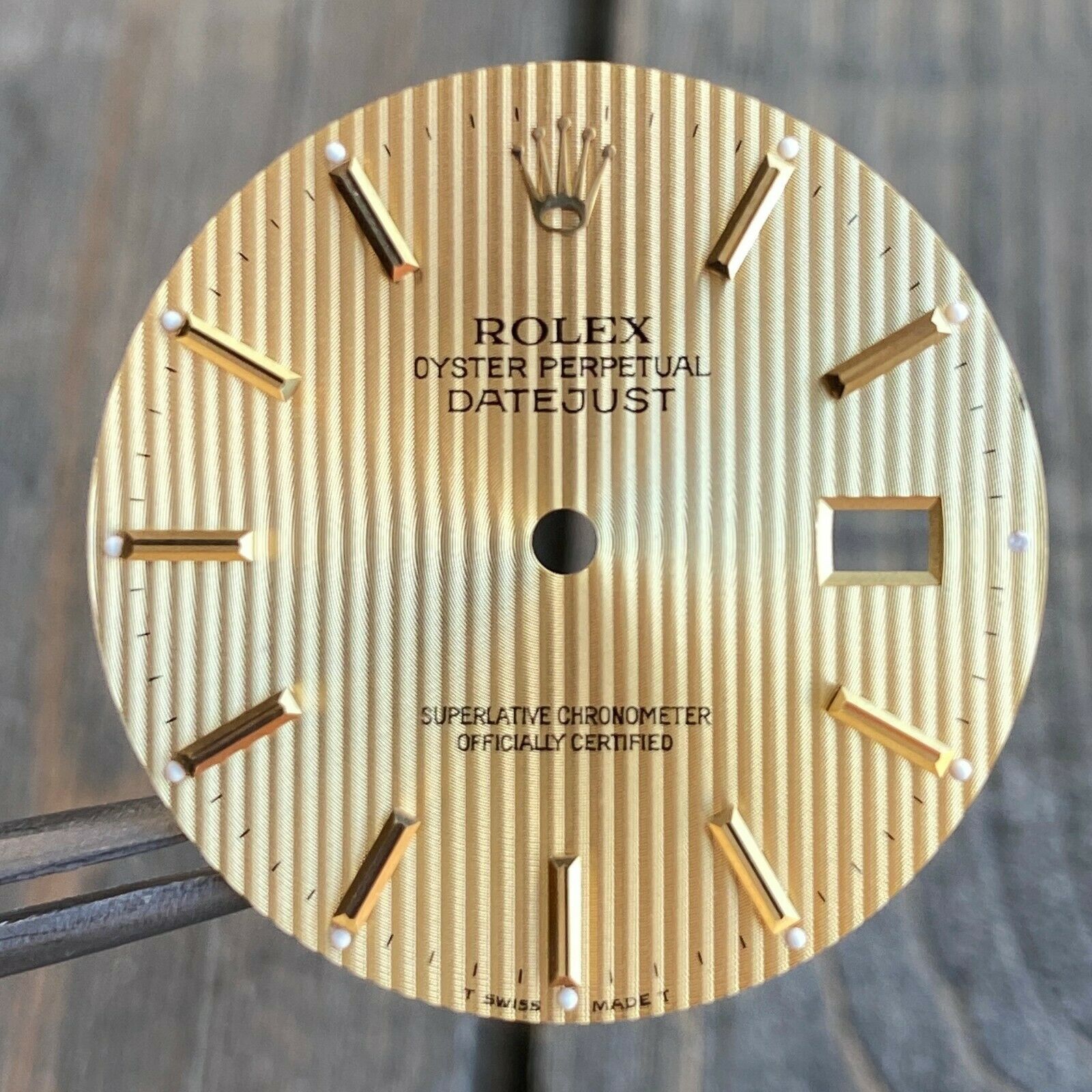 Vintage Original Rolex Champagne Linen Dial 36mm 16013 16233 16203 100% Original - luxuriantconcierge
