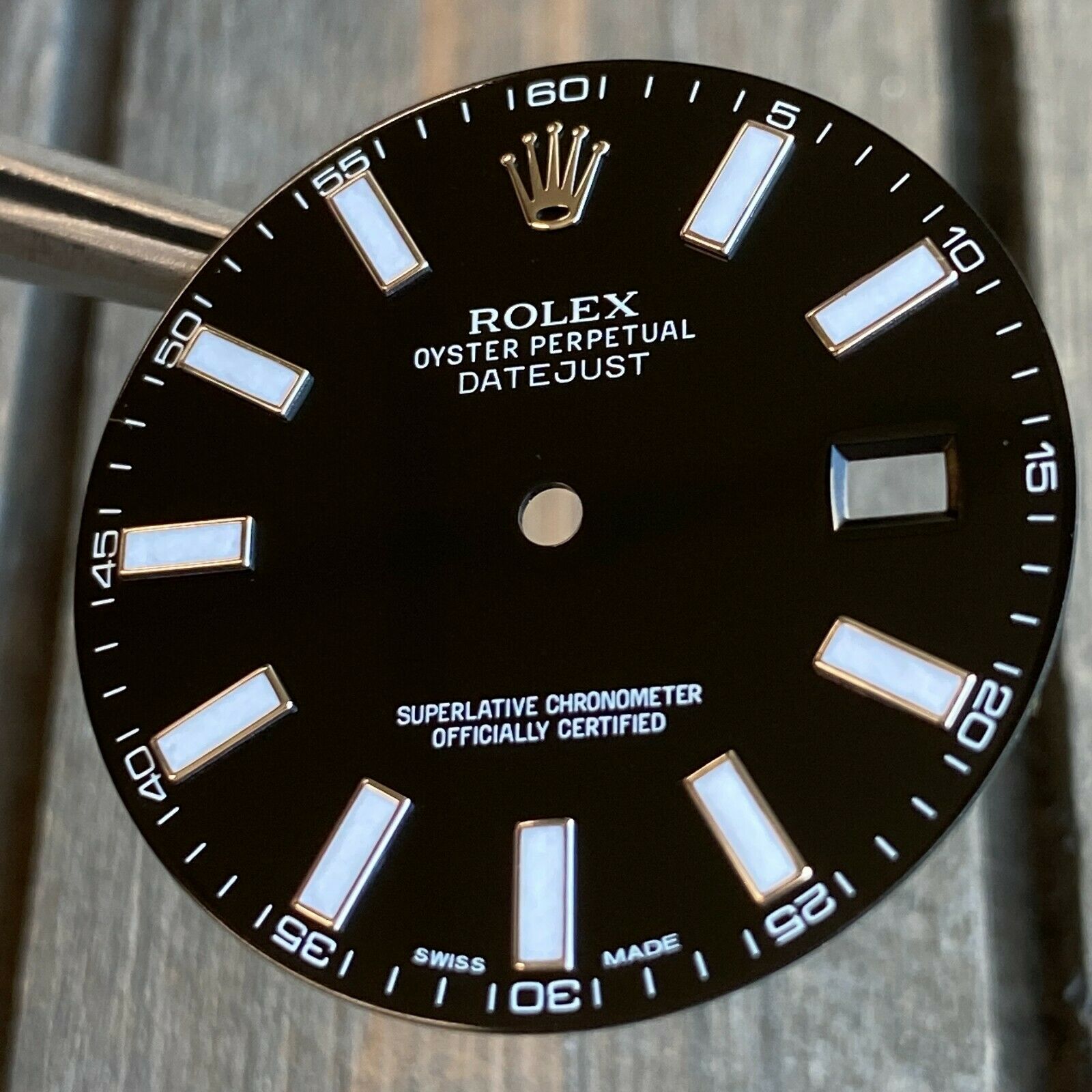 Rolex Datejust II Black Index Luminous Dial Stainless Steel Watch 116300 116334 - luxuriantconcierge