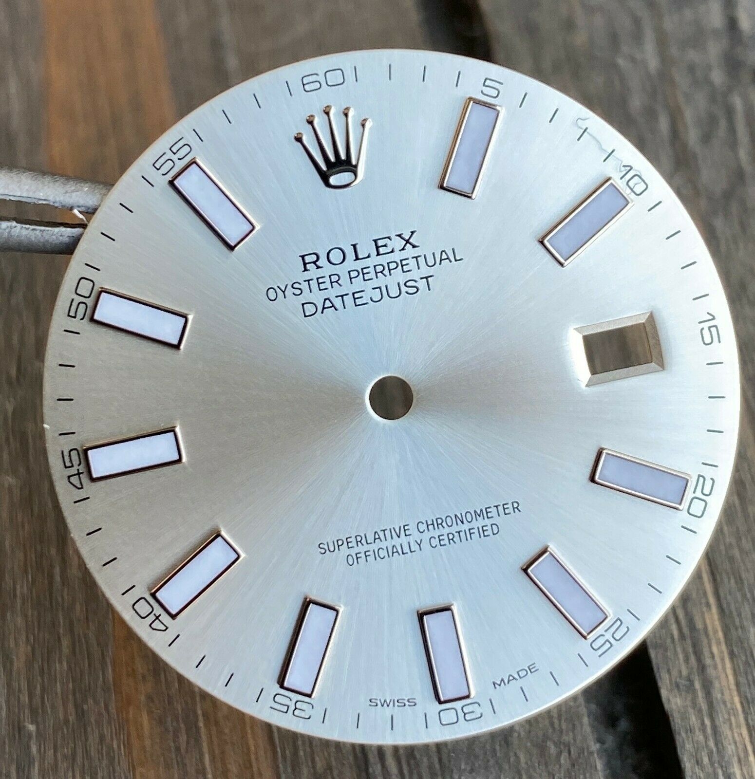 Rolex Datejust II Steel Silver Index Luminous Dial 41mm 116300 116334 - luxuriantconcierge