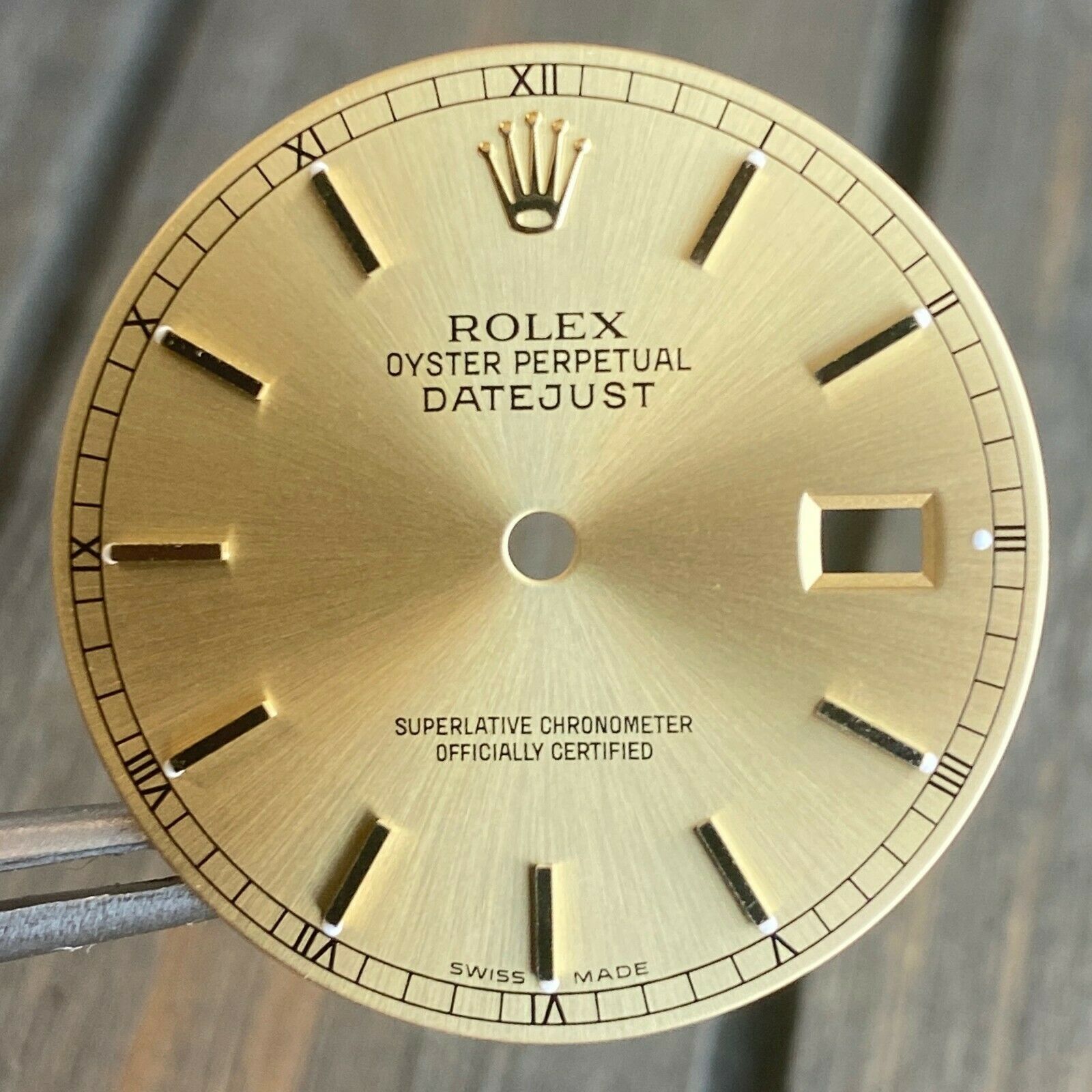 Vintage Original Rolex Champagne Index Dial 36mm 16013 16233 16203 100% Original - luxuriantconcierge