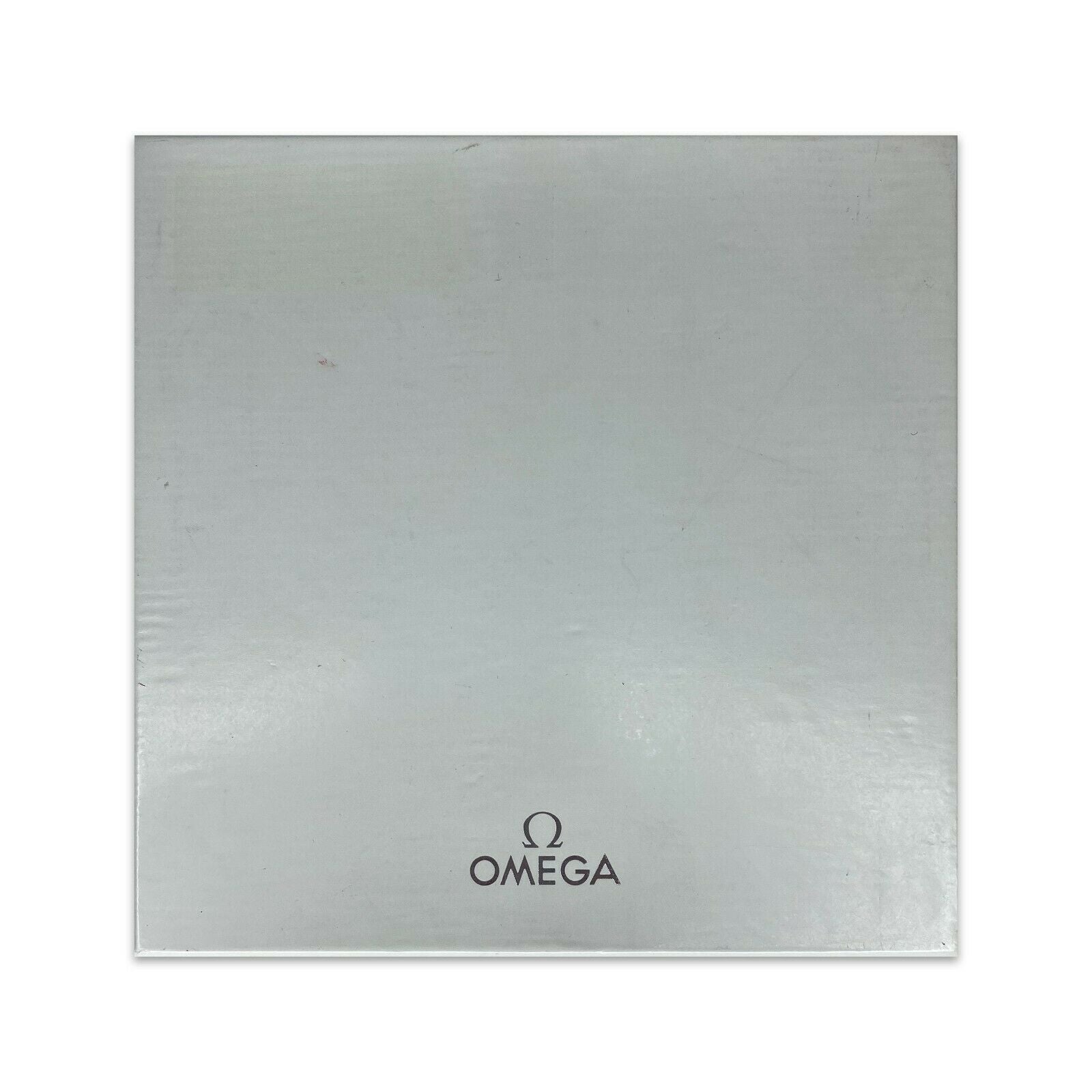 Vintage Omega Watch Box with Outer Box and certificate wallet, hang tag, booklet - luxuriantconcierge