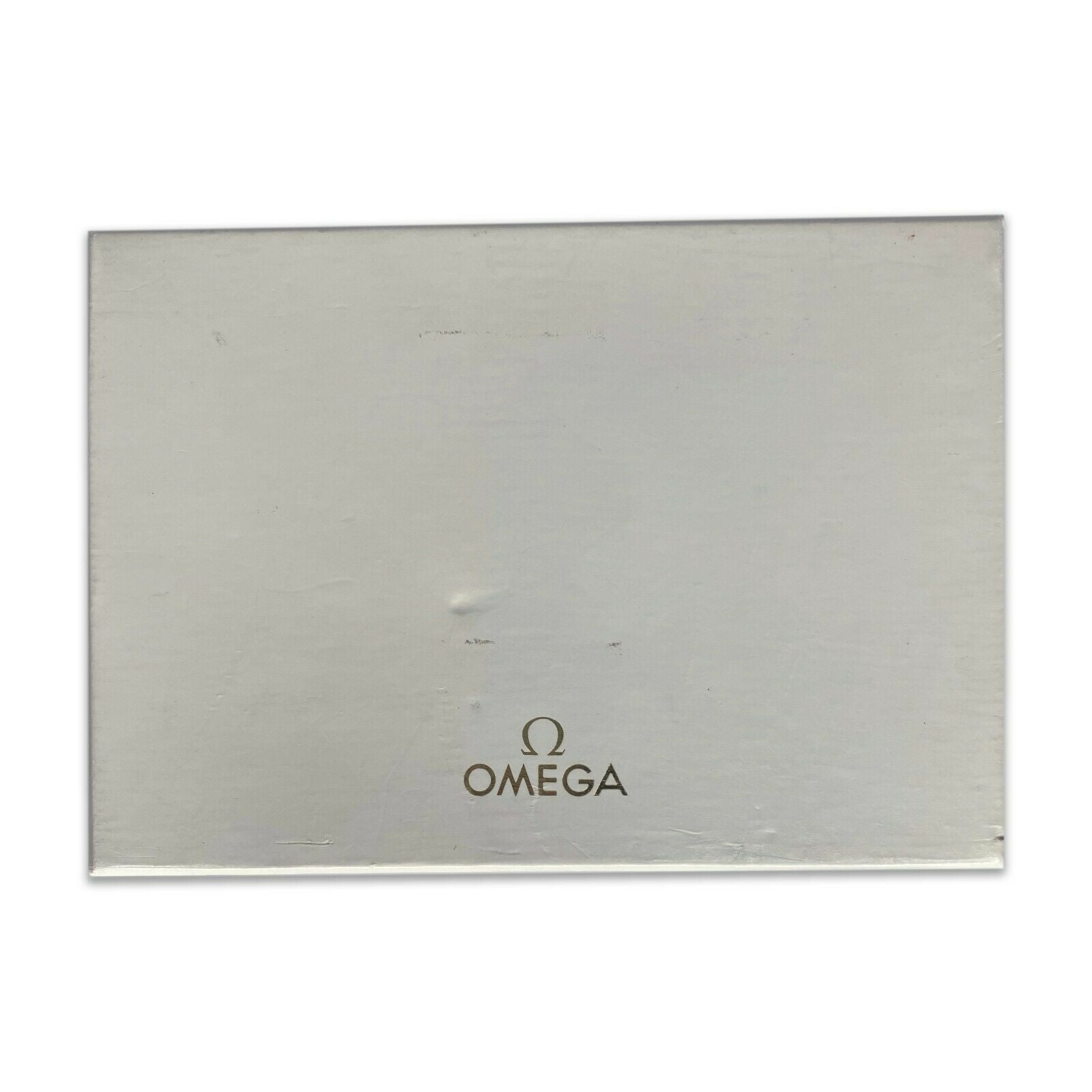 Vintage Omega Gift Watch Box w/ Signed Omega Outer Box, certificate, booklet - luxuriantconcierge