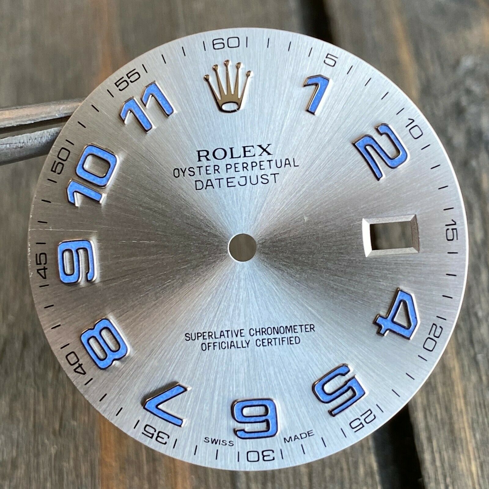 Rolex Datejust II Steel Silver Blue Arabic Luminous Dial 41mm 116300 116334 - luxuriantconcierge