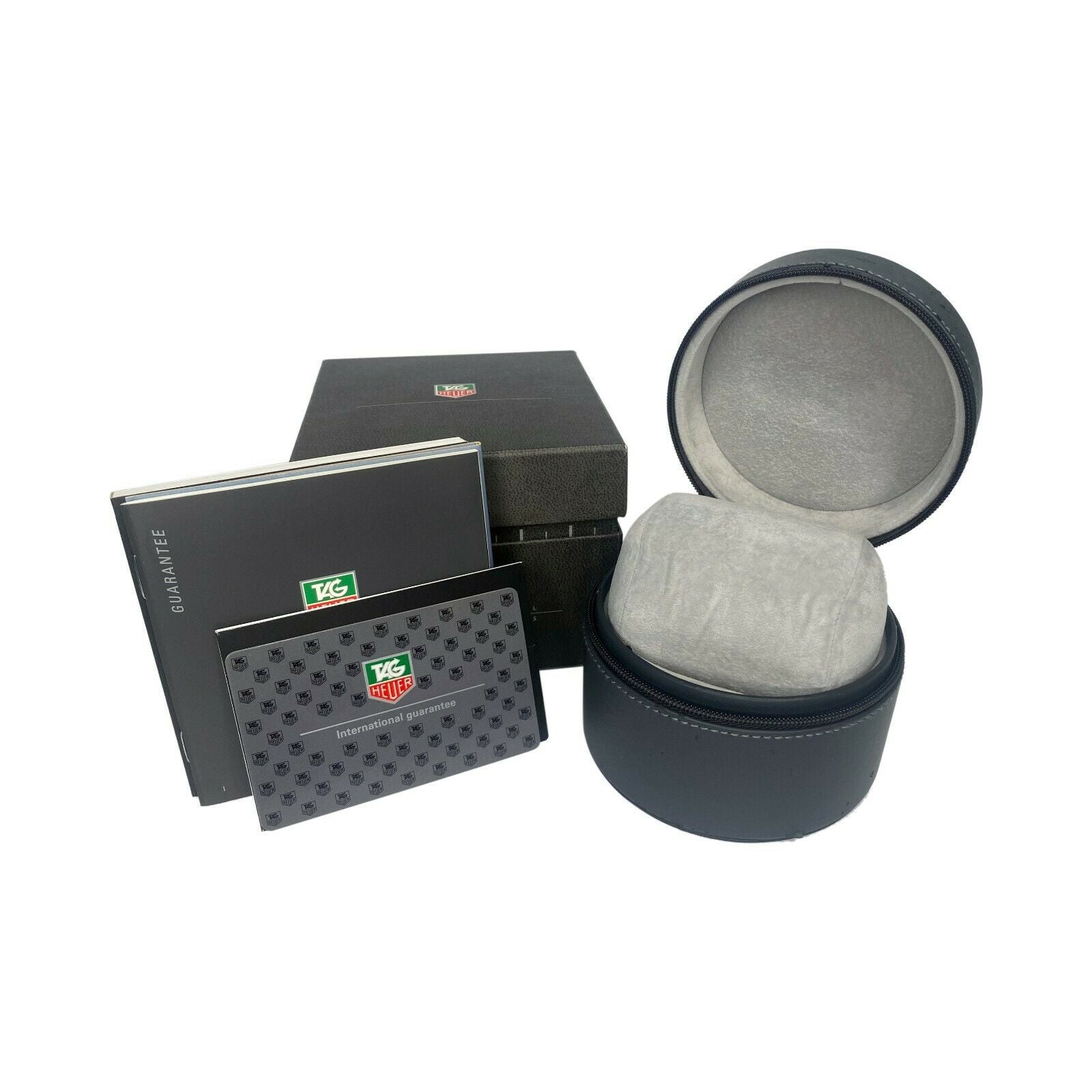 Small Tag Heuer Watch Case and Box with Booklet - luxuriantconcierge