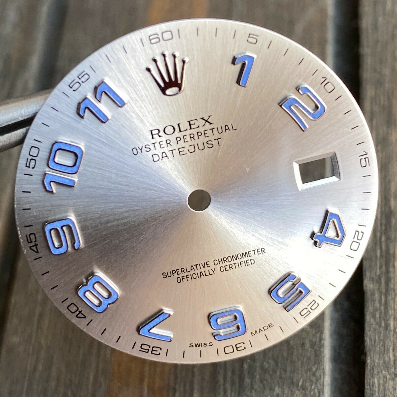 Rolex Datejust II Steel Silver Blue Arabic Luminous Dial 41mm 116300 116334 - luxuriantconcierge
