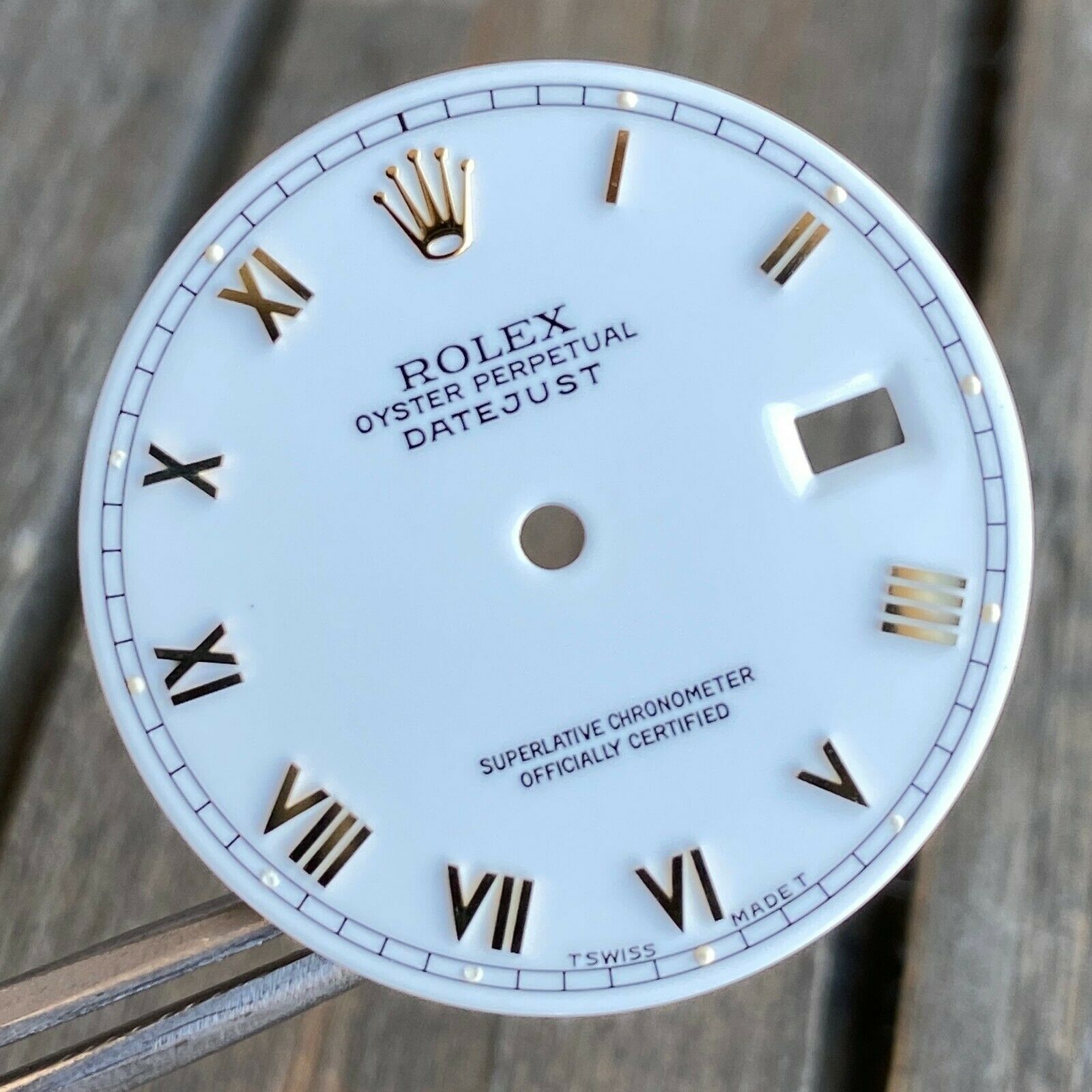 Original Rolex White Dial Roman Numeral Marker 36mm 16013 16233 16203 - luxuriantconcierge