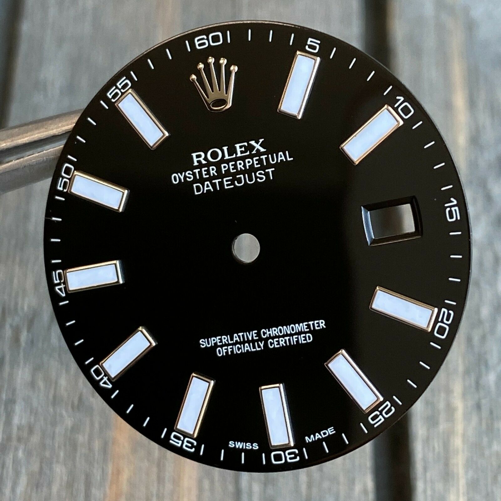 Rolex Datejust II Black Index Luminous Dial Stainless Steel Watch 116300 116334 - luxuriantconcierge