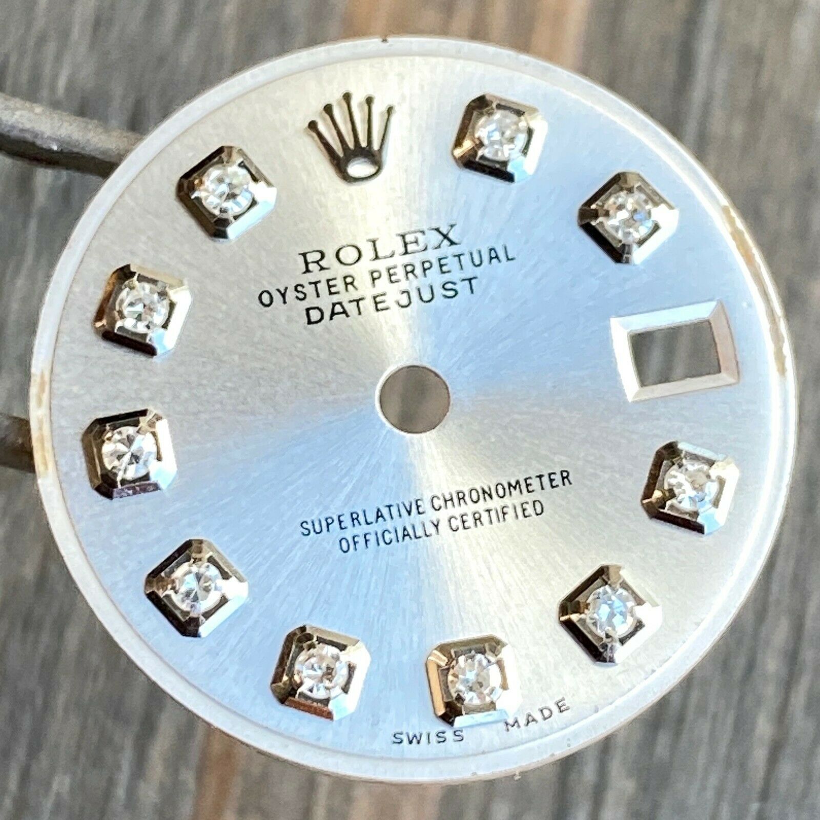 Rolex Lady Datejust Stainless Steel Silver Diamond Hour Marker Dial 26mm - luxuriantconcierge